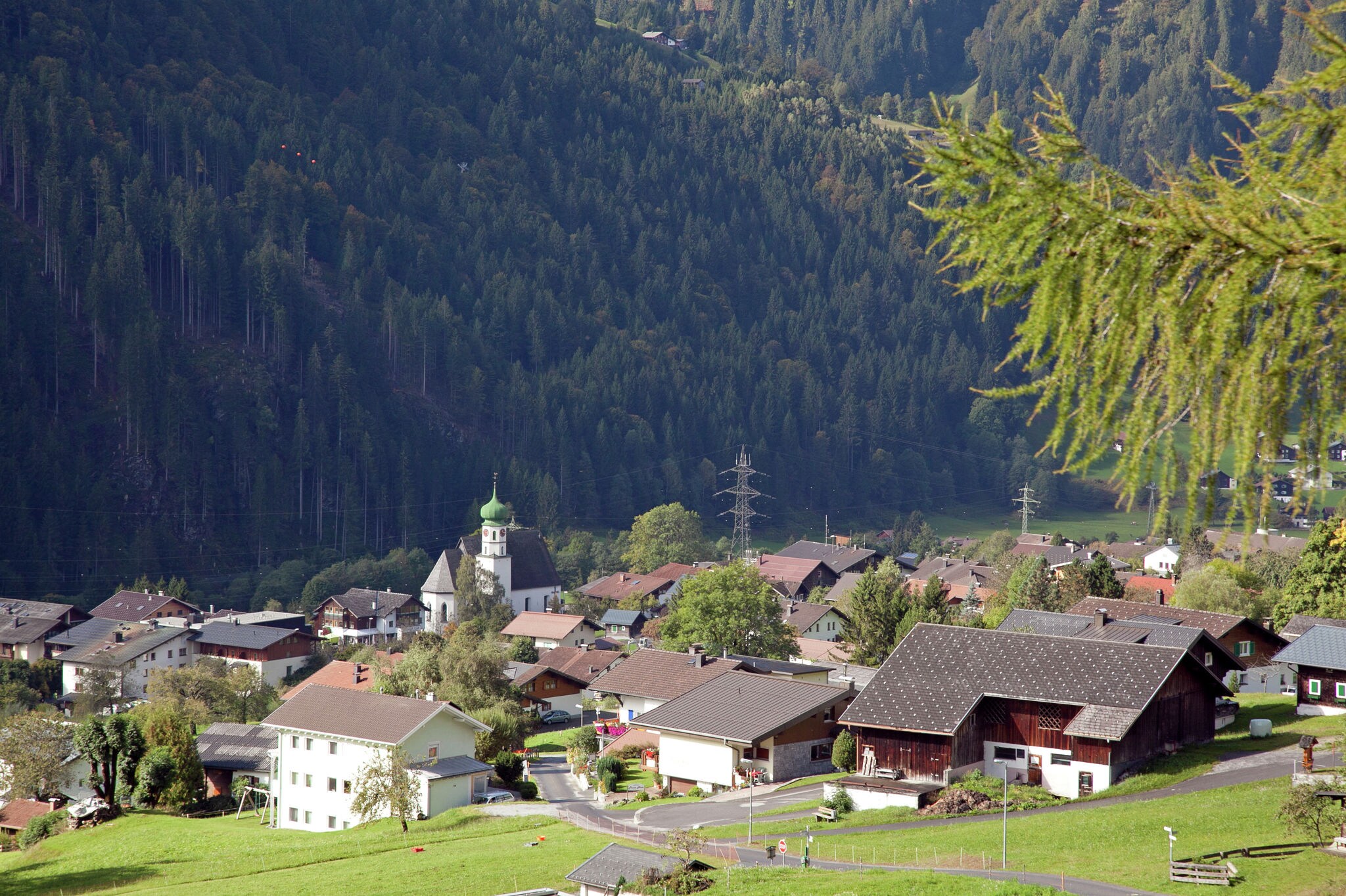 Super chalet in Sankt Gallenkirch met uitzicht op de bergen