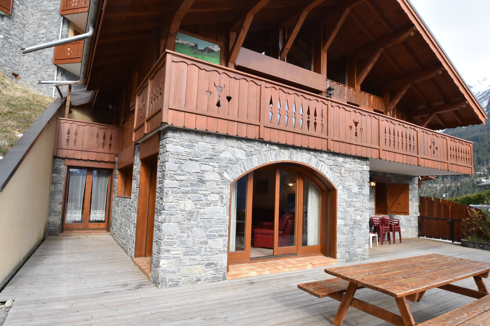 This 4-bedroom apartment in Champagny-en-Vanoise can accommodate 10 people. It is perfect for a large group or families.The home gives a relaxing sauna and a balcony with magnificent views of the village and valley.The Paradiski ski area is ideal to have a great time on the slopes. Shops and restaurants of Champagny-en-Vanoise are located within 100 m. For all your daily needs you can find supermarket and town center in 300 m.The modern kitchen is well-equipped with oven, microwave, and dish washer to help you cook fast. The recreation room has a shower, sauna, and wash basin. With the electric heating the home is kept warm throughout. You can also enjoy the view outside from the terrace with furniture. Th ehome also provides a ski storage and free WiFi.

About Belvilla

When you stay in a Belvilla home, you can rest assured of a unique holiday home in ideal surroundings at an attractive price. The portfolio of accommodations consists of more than 40,000-holiday homes in 20 European countries. Interested in a weekend getaway, a summer or winter sports holiday or simply a short break? Do you prefer the coast, the countryside or the mountains? Whatever your preference, there is a Belvilla home to meet your needs, from a cosy gÃ®te for two to a castle big enough for the entire family, from an apartment in the heart of Rome to a cabin in the middle of nowhere, from a simple tree house to a luxury dream villa and from close to home to the other side of Europe.

A Belvilla home gives you the freedom to enjoy breakfast in your pyjamas or continue a good conversation into the morning hours without having to worry about the bar's closing time. Prepare gourmet meals with fresh local ingredients in your own kitchen and take advantage of having your own swimming pool to do as many cannonballs as you want! In other words, you can enjoy complete privacy in your home away from home.