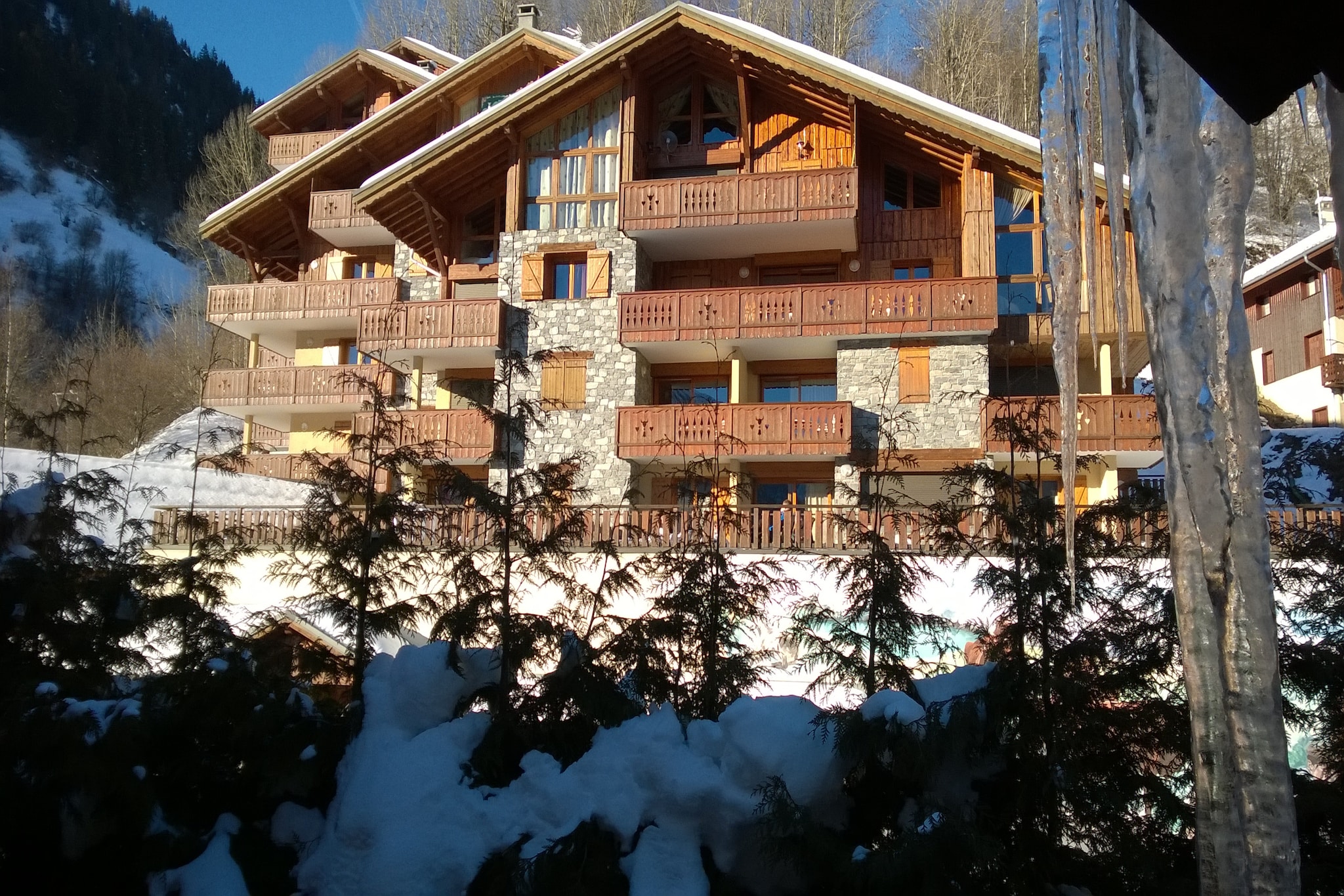 Apartment with balcony in Champagny-en-Vanoise