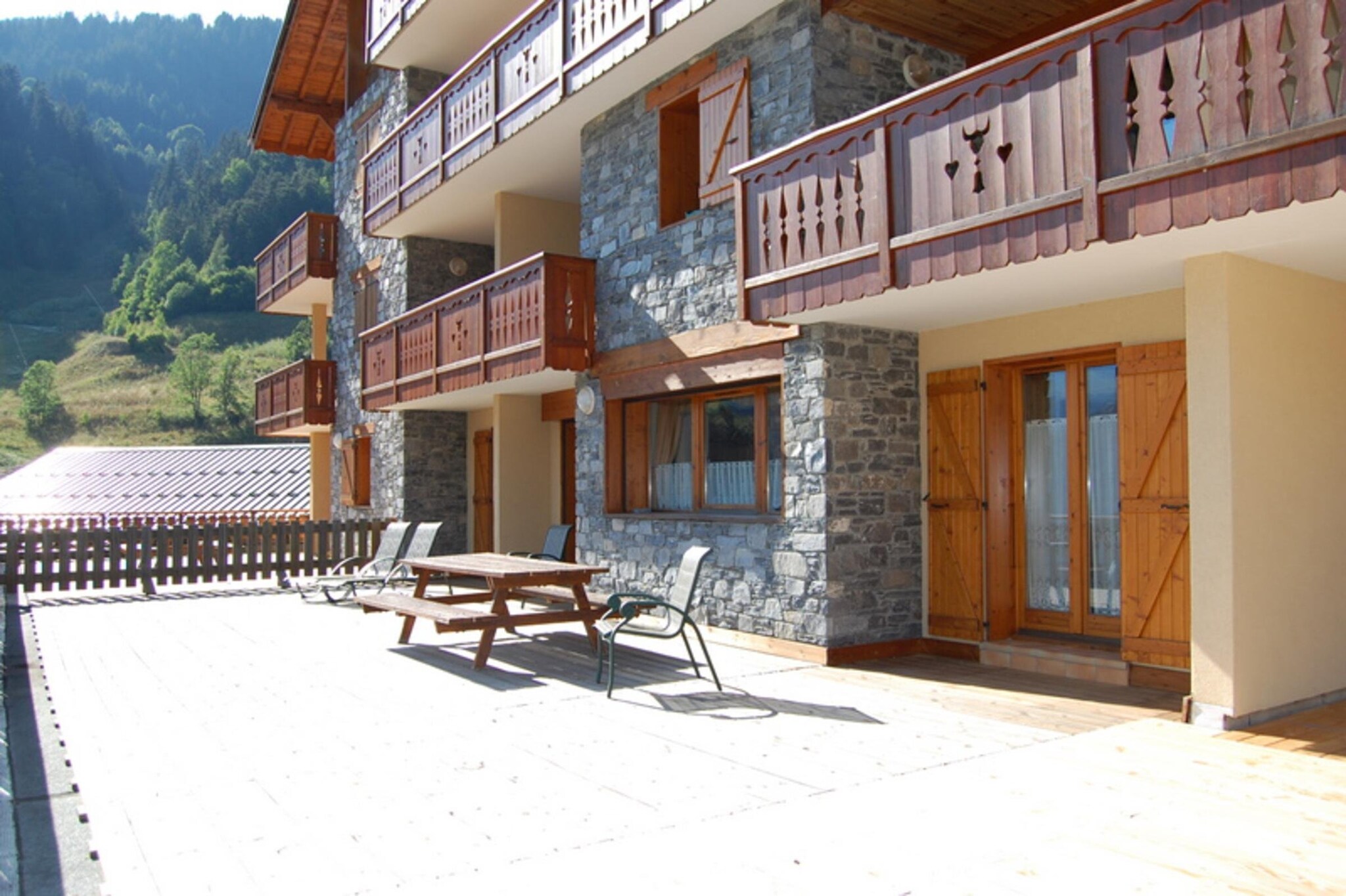 Apartment with balcony in Champagny-en-Vanoise