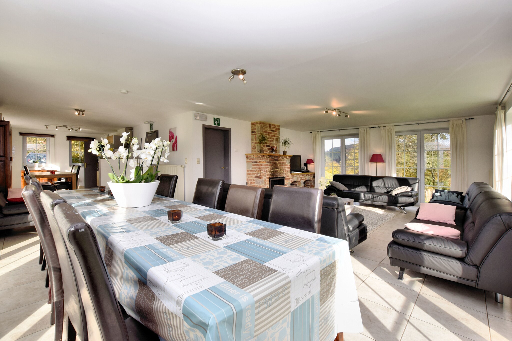 Vakantiehuis Lierneux - Trou de bra max. 12 personen 3 huisdieren 4 slaapkamers #12