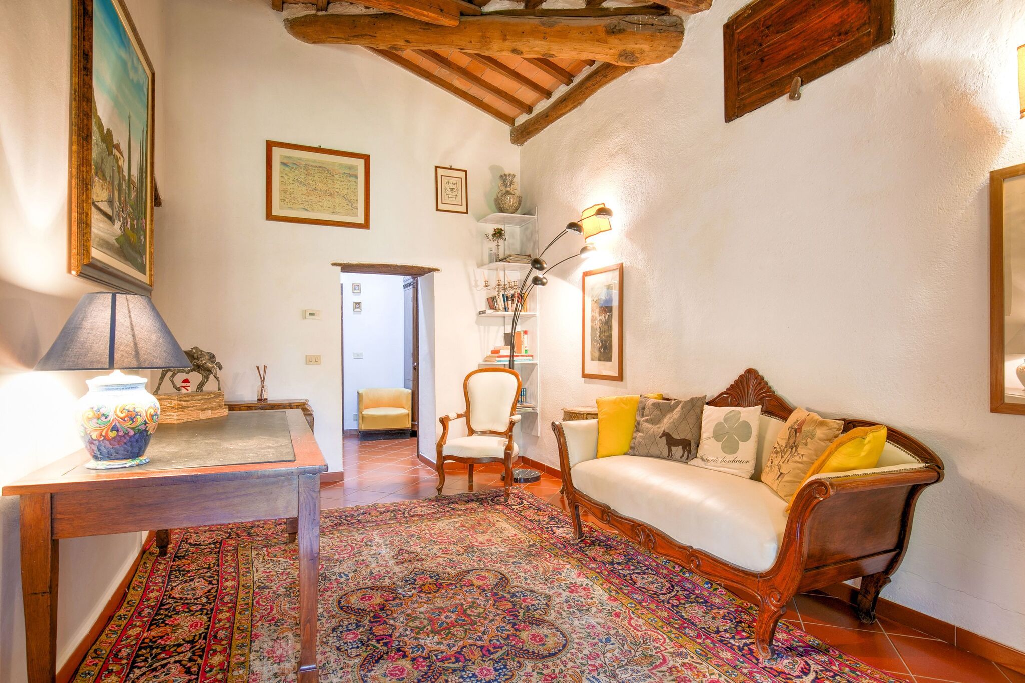 A beautiful, traditional Tuscan hamlet in the hills.