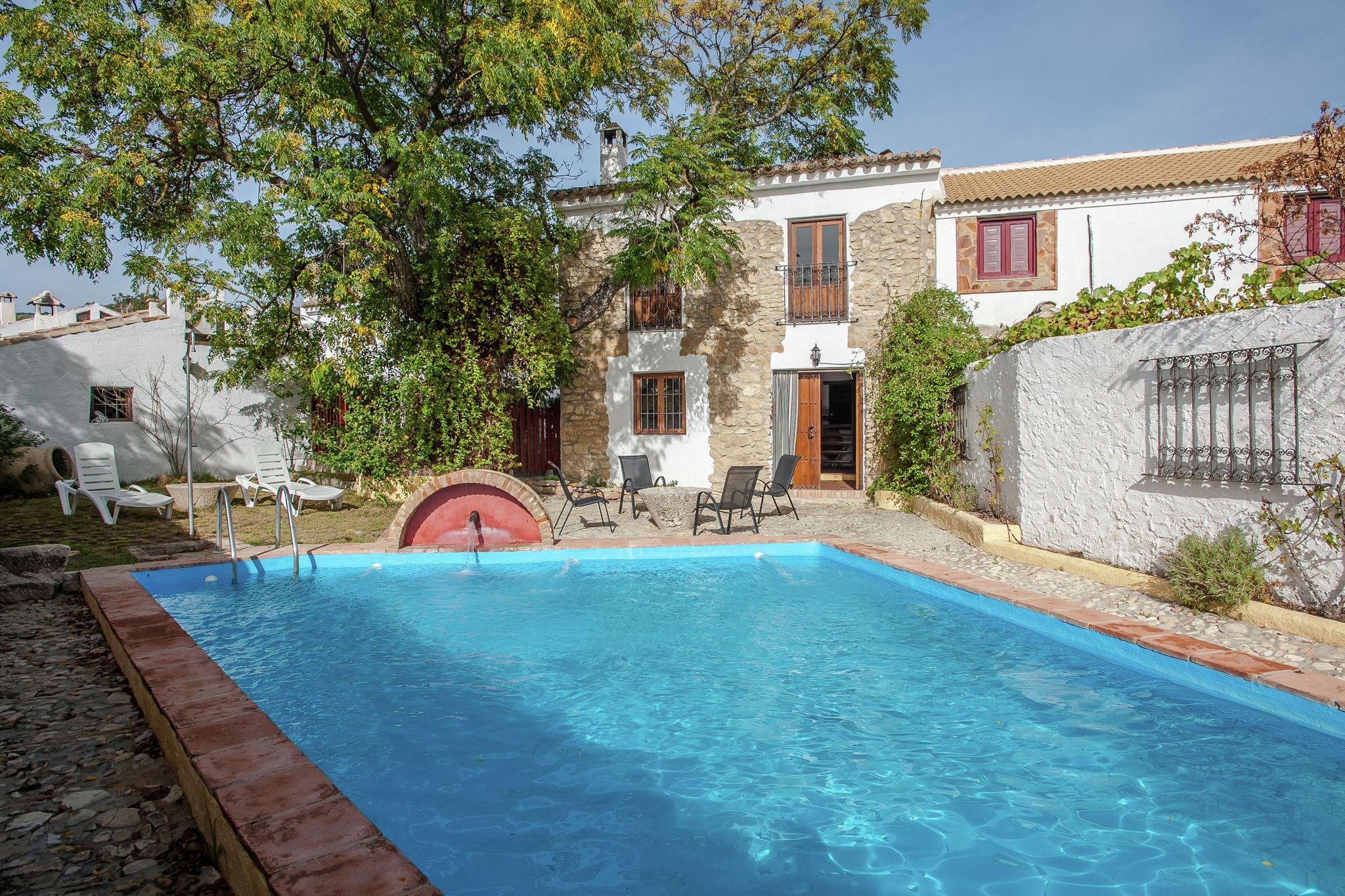 Restored mill with private swimming pool on a property in Algarinejo,  Granada