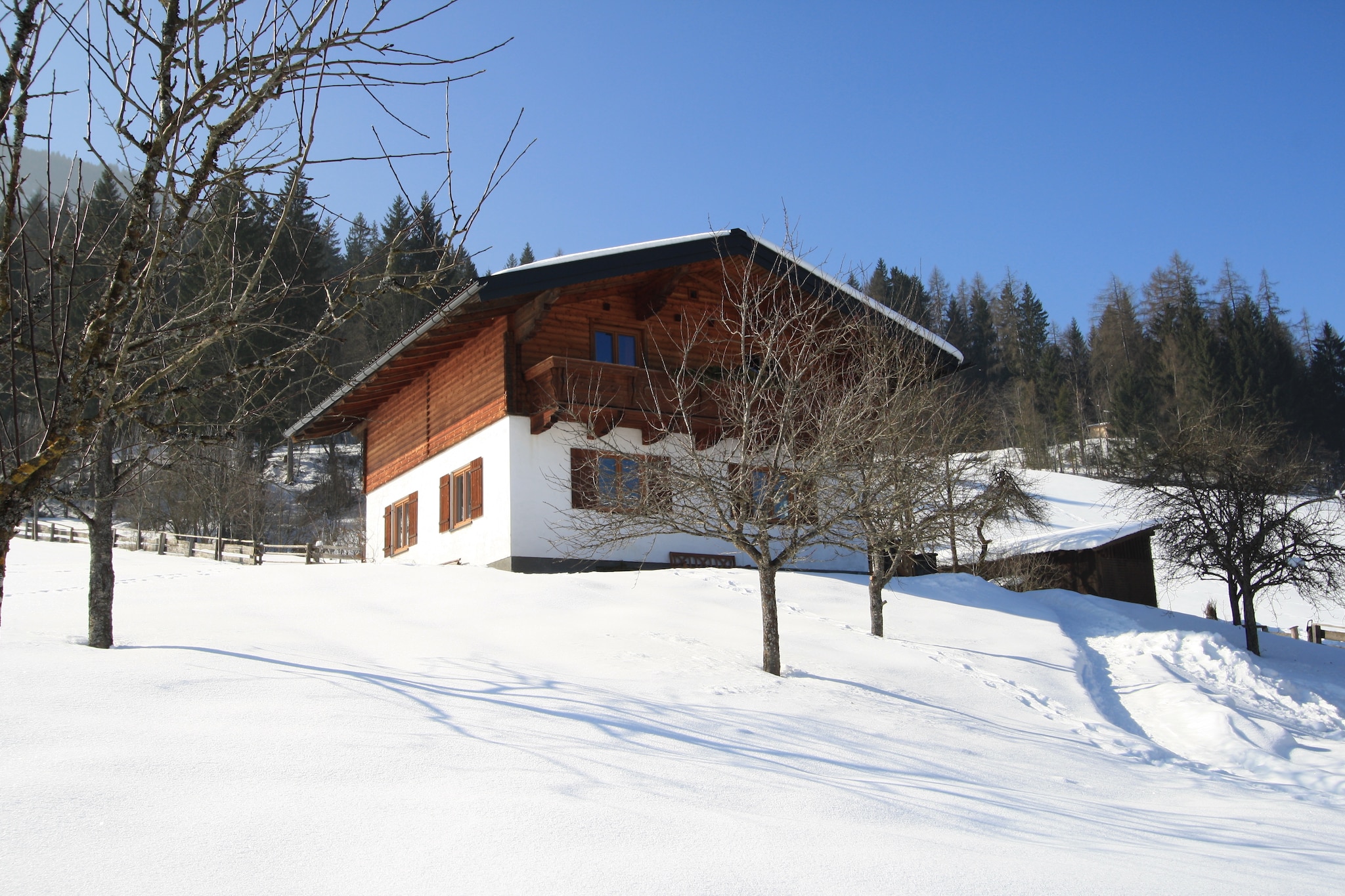 This beautiful holiday home for a maximum of 10 people is located in the small town of Hüttau in Salzburgerland and offers a great view of the surrounding mountain landscape and the town of Hüttau.

The holiday home offers 2 kitchen-living rooms, 4 spacious bedrooms, 2 bathrooms, a balcony, a ski storage room and access to the large garden. You can park directly at the house.

In winter, this house is an ideal starting point for winter sports. Just 15 minutes by car from Hüttau is the entrance to Ski Amade, the largest winter sports region in Austria with a total of 760 kilometers of slopes and 270 lifts. From Flachau you will be transported directly to the Salzburger Sportwelt, where there are 250 kilometers of slopes and 97 lifts available. The extensive ski areas Kleinarl / Flachauwinkl / Zauchensee and Flachau / Wagrain / St. Johann are the absolute top destinations of the network.

Hiking, cross-country skiing and tobogganing are of course also among the options. In summer, active holidaymakers get their money's worth in the beautiful surroundings, but so do those who are looking for peace and quiet, and the Eben im Pongau adventure swimming lake offers lots of swimming fun in summer!

There are plenty of shops for your daily needs directly in town or in St. Johann im Pongau as well as a good selection of restaurants.

