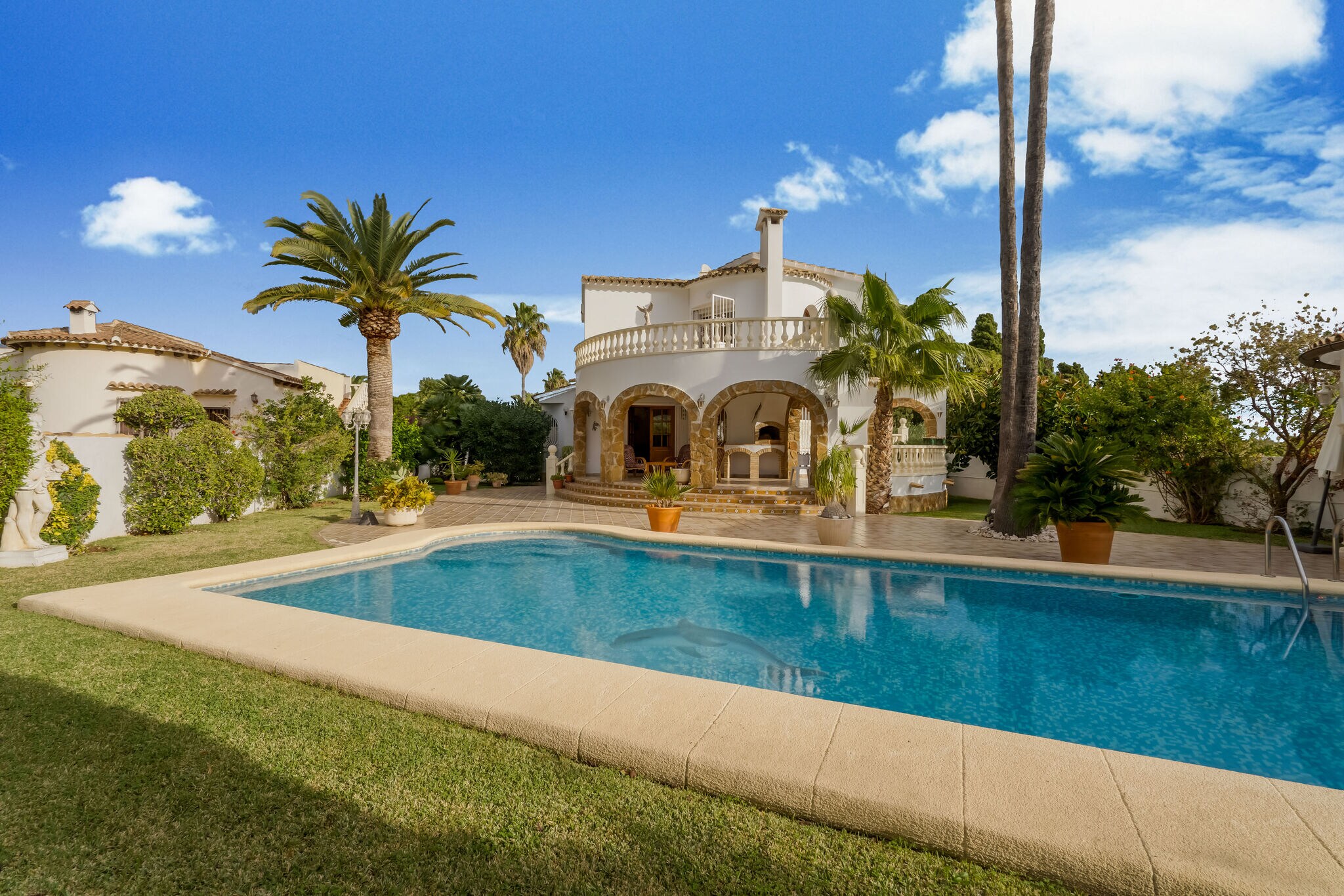 Vrijstaande villa met privézwembad in el Verger aan de Costa Blanca.