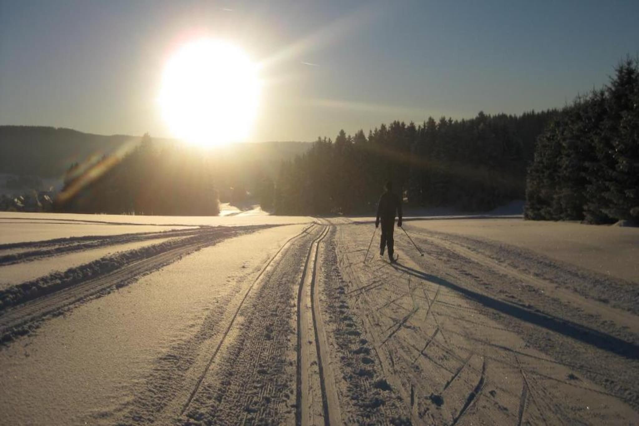 Rittersgrün-Gebied winter 20km