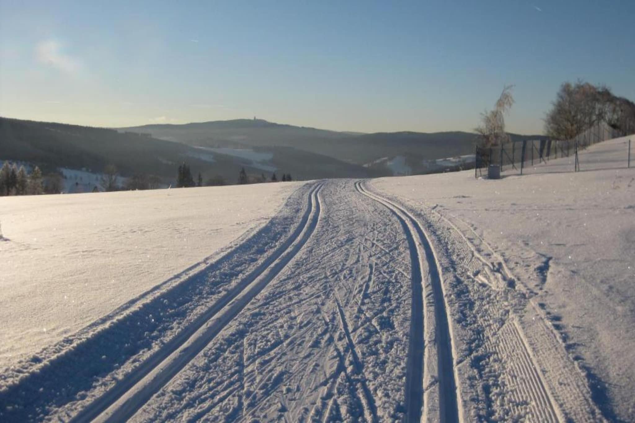 Rittersgrün-Gebied winter 20km