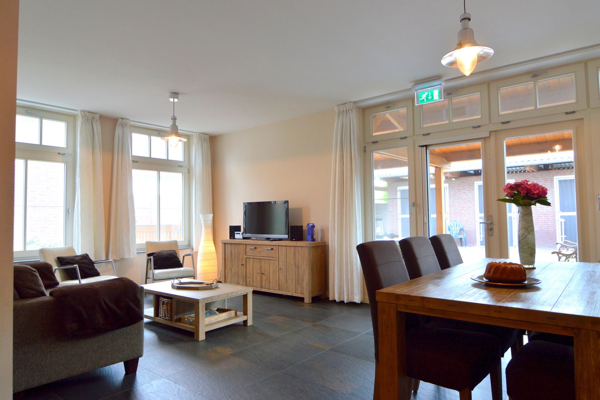 Luxury apartment in Posterholt with a terrace