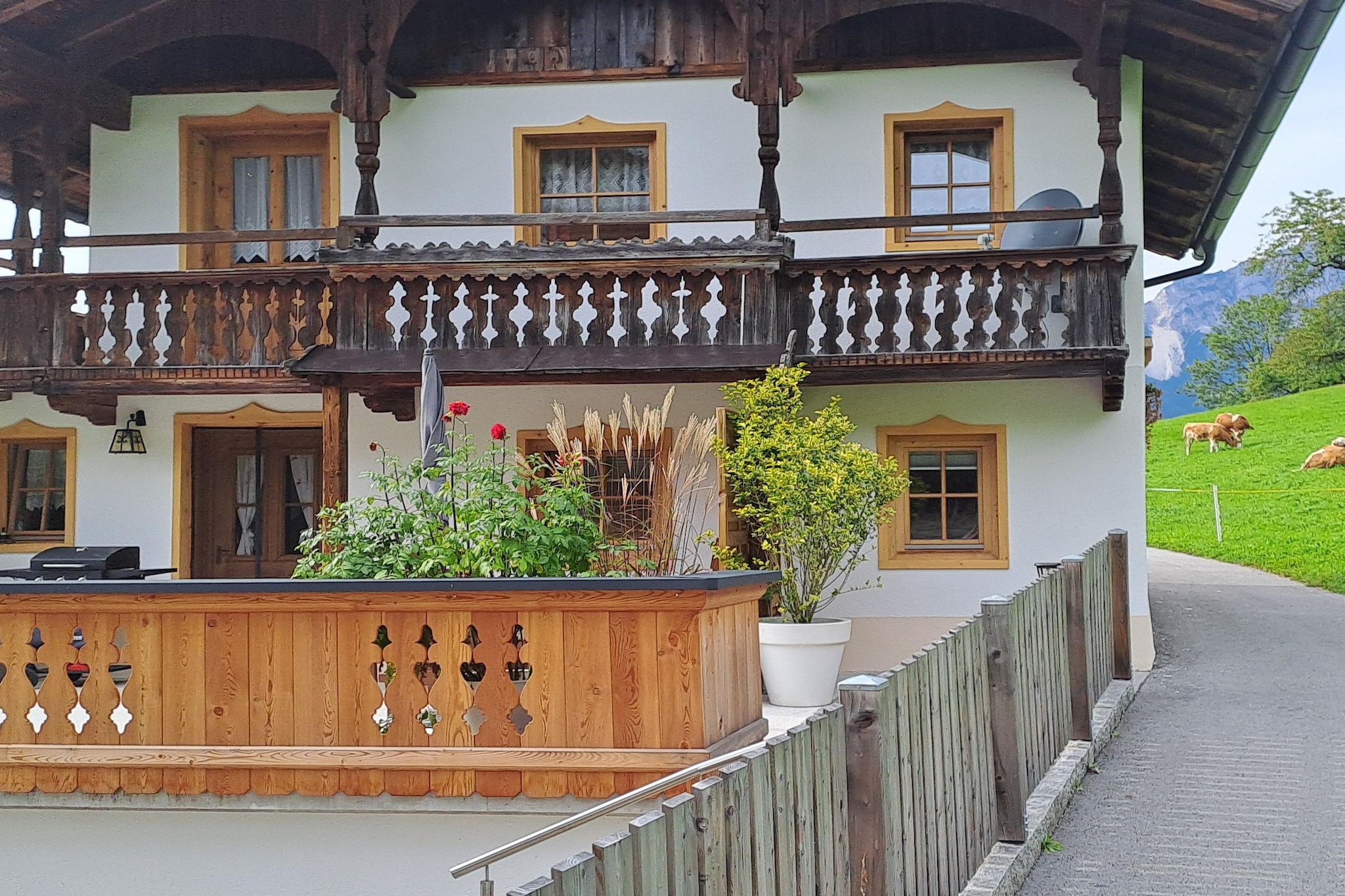 Chalet Anna with mountain view