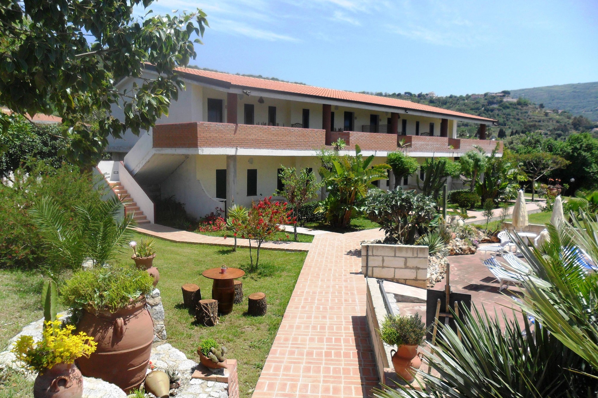 Tartufo Pizzo-Buitenkant zomer