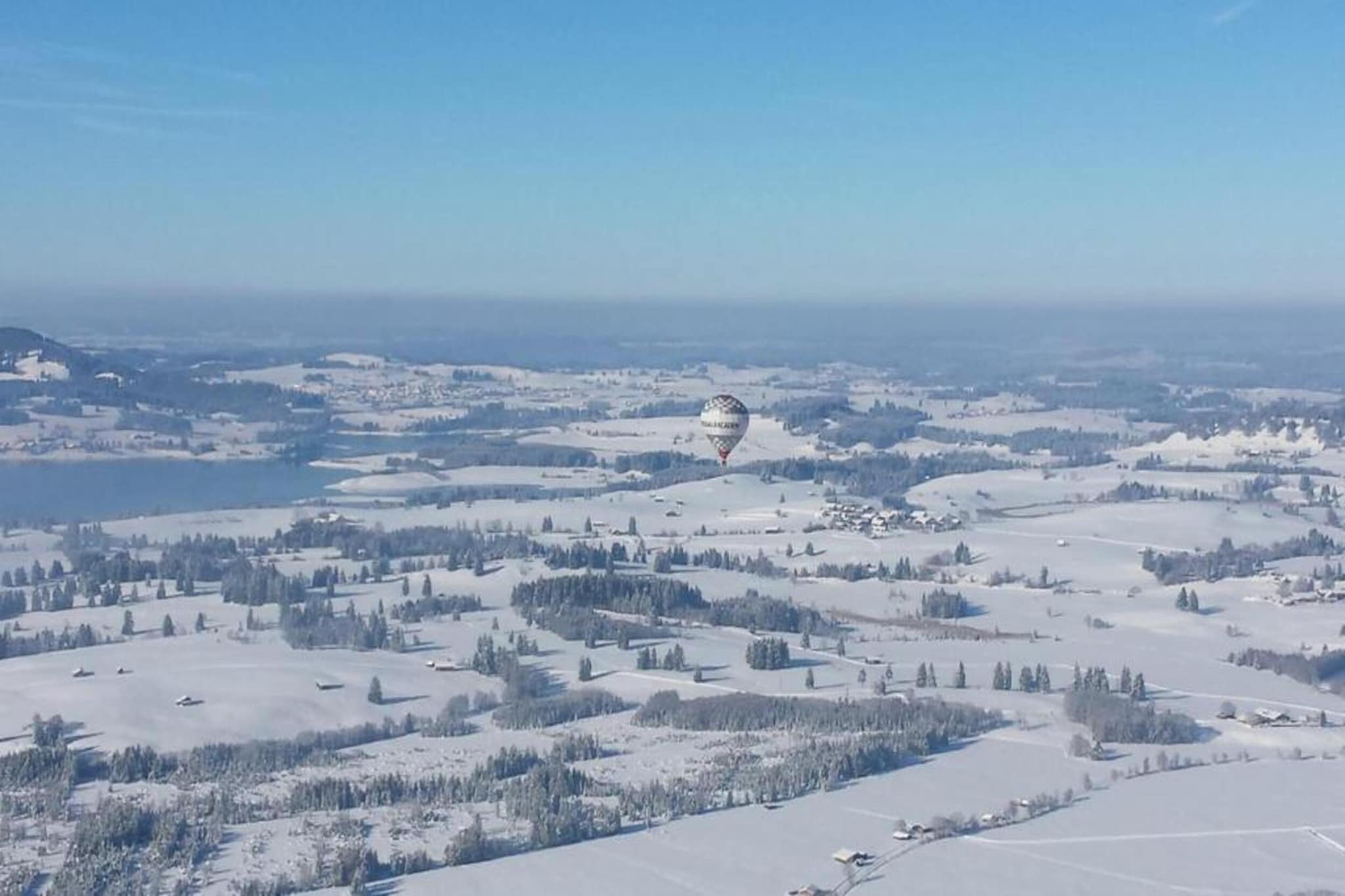 Alpenblick-Gebied winter 20km