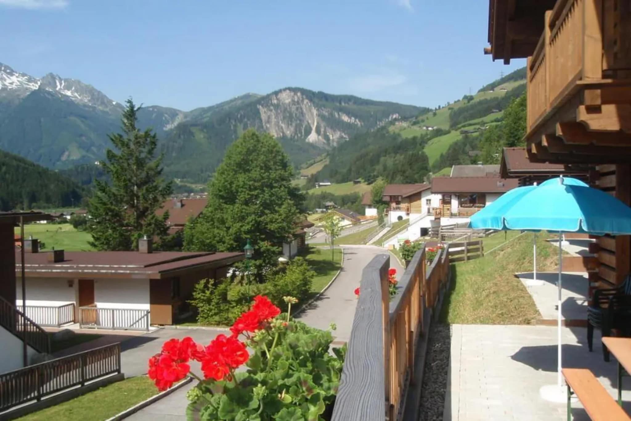 Schöneben Chalet Silberdistel - Uitzicht zomer