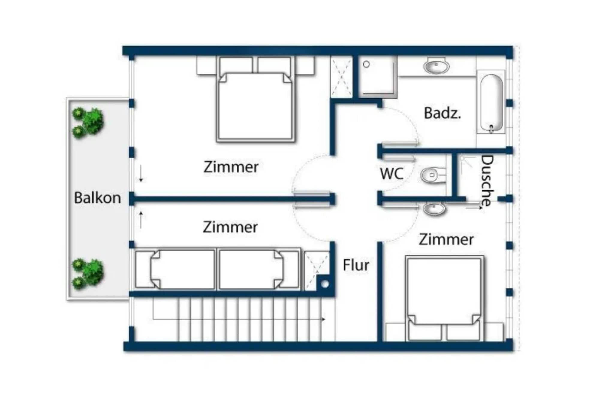Schöneben Haus Arnika - Plattegrond