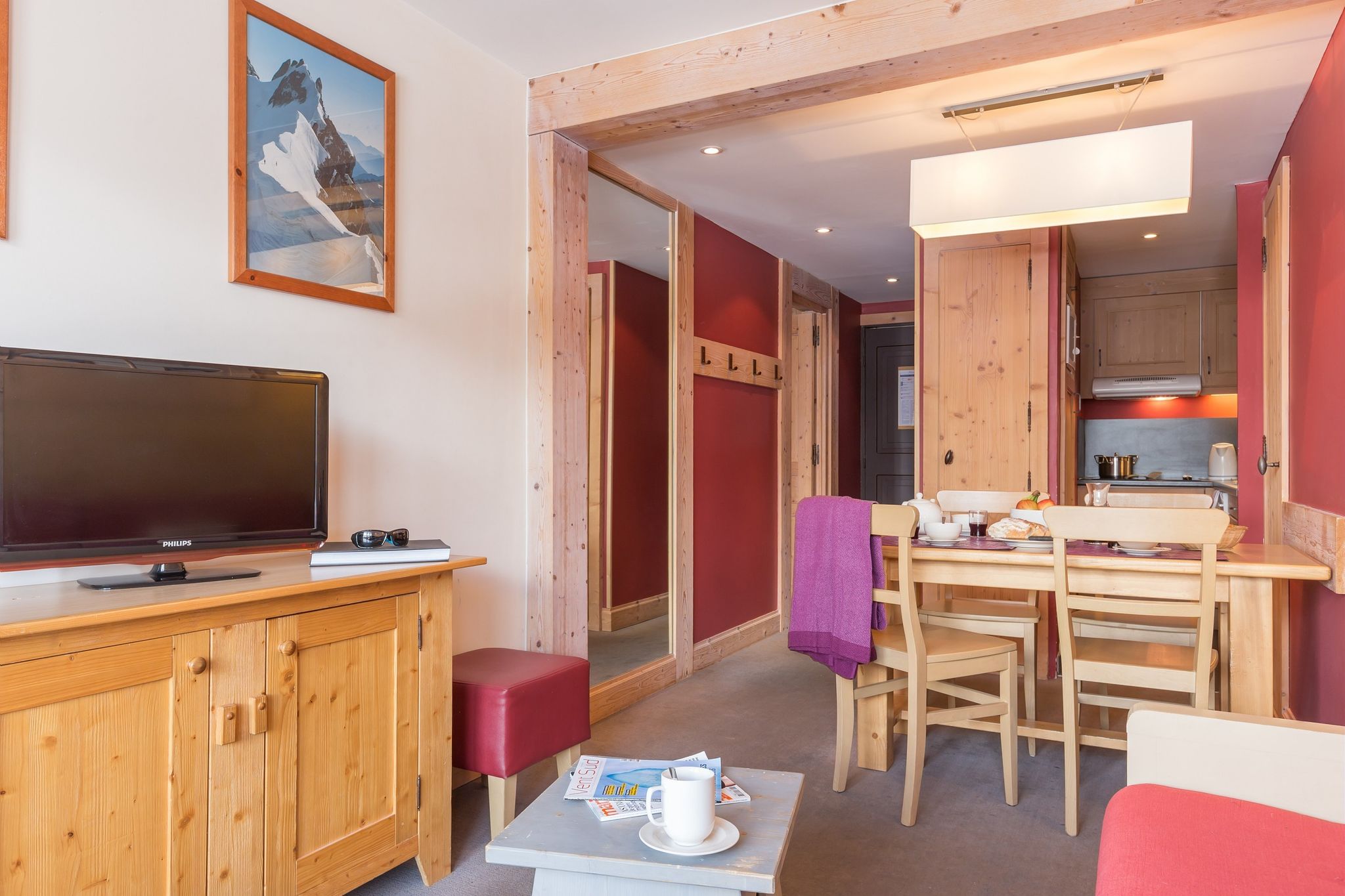 Appartements confortables dans une belle résidence, avec accès direct aux pistes de ski