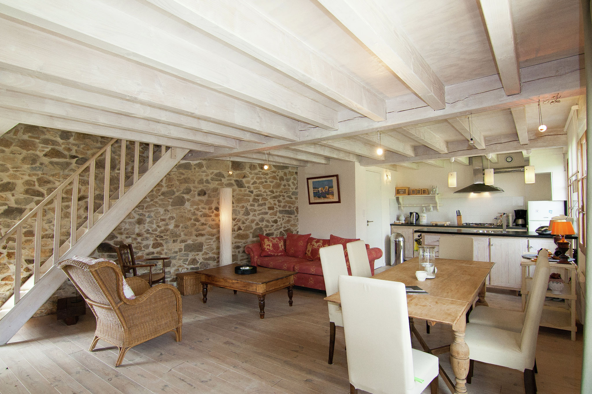 Lovely spacious cottage on a fine estate with a heated pool.