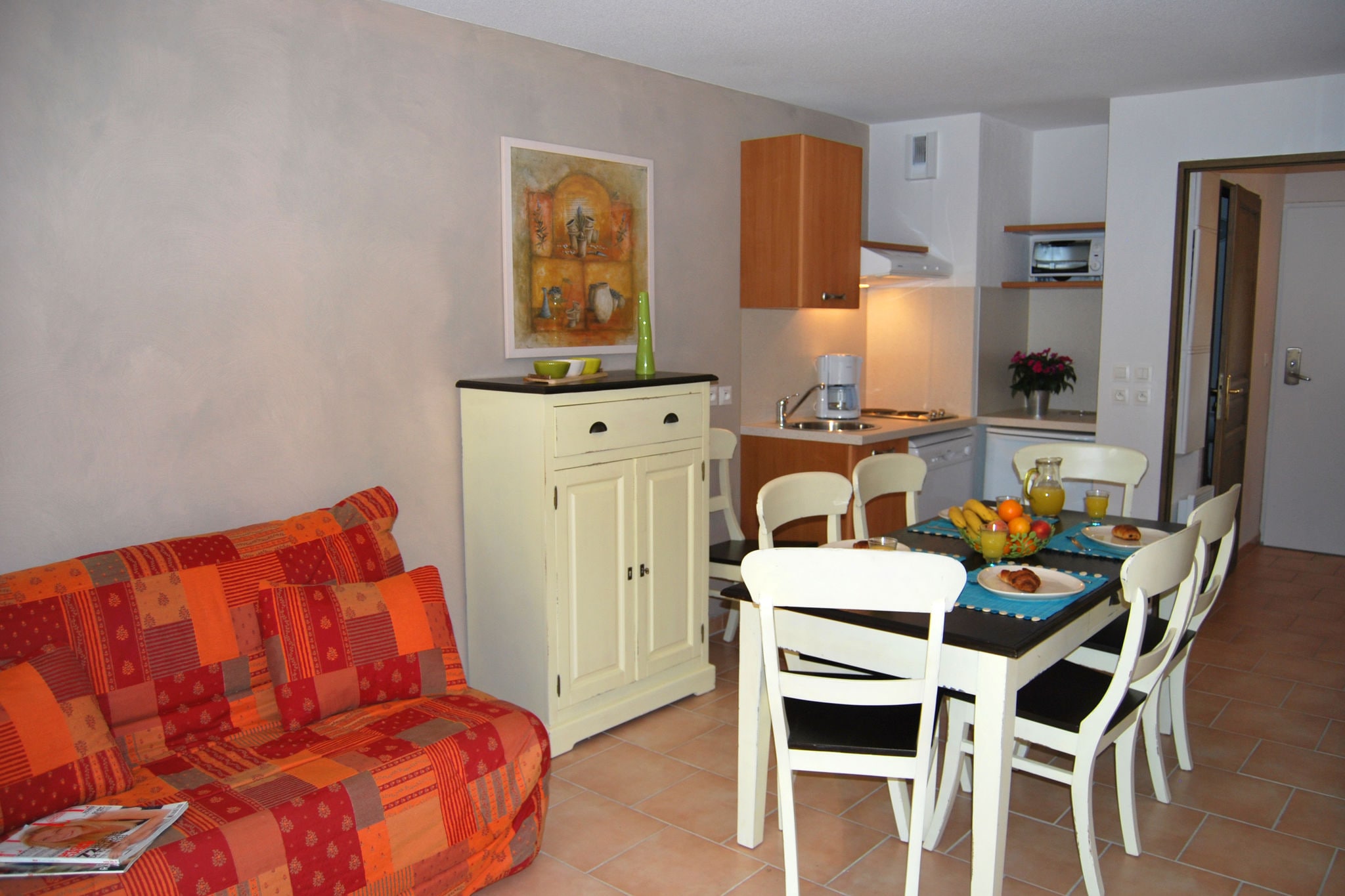 Neat studio with dishwasher on the border of the Ardèche
