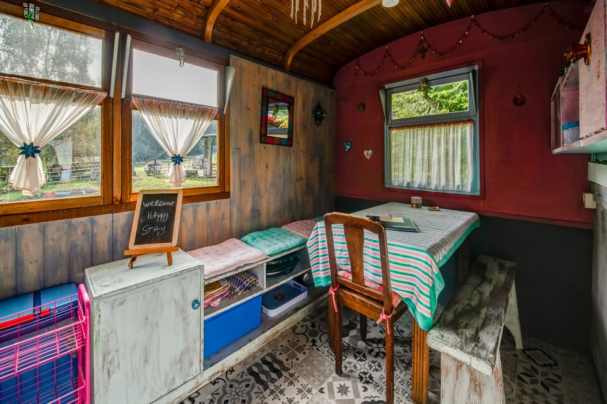 Maison de vacances caravane à Houffalize avec terrasse