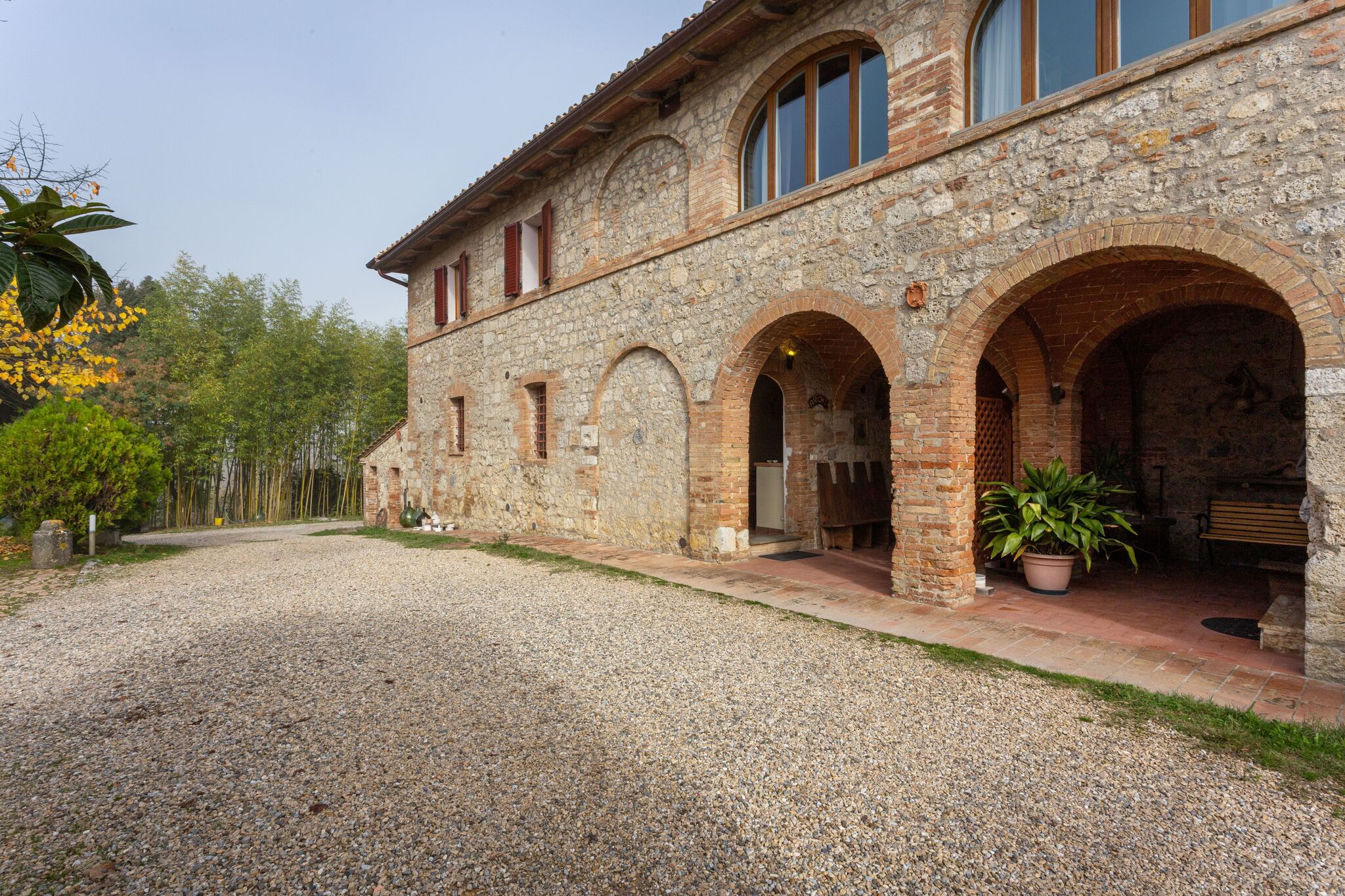 Traditioneller Bauernhof in Ville di Corsano mit Terrasse