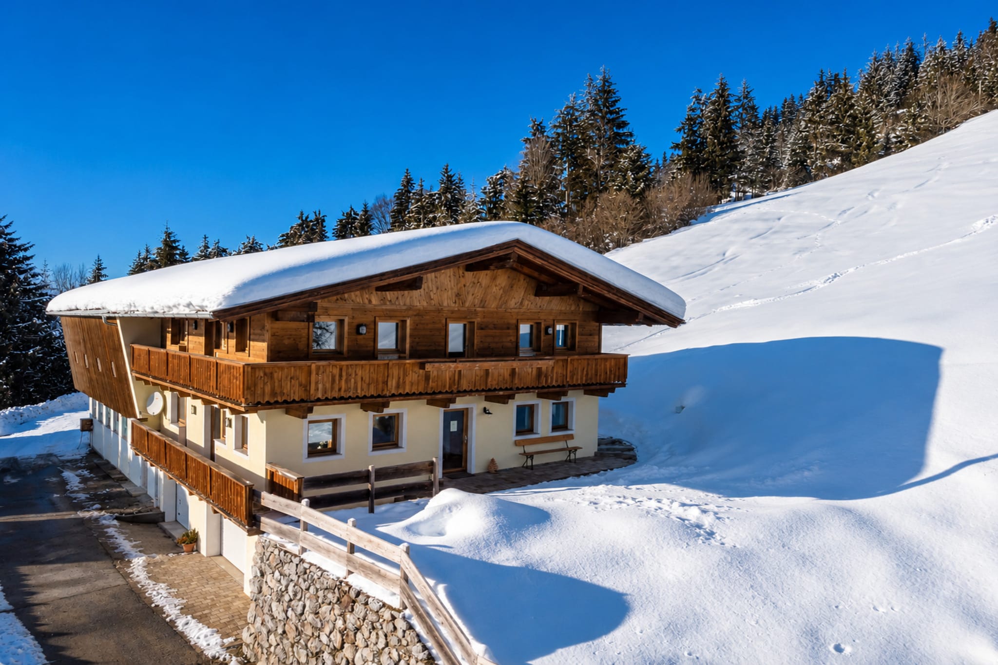 Chalet Hohe Salve - Exterieur winter