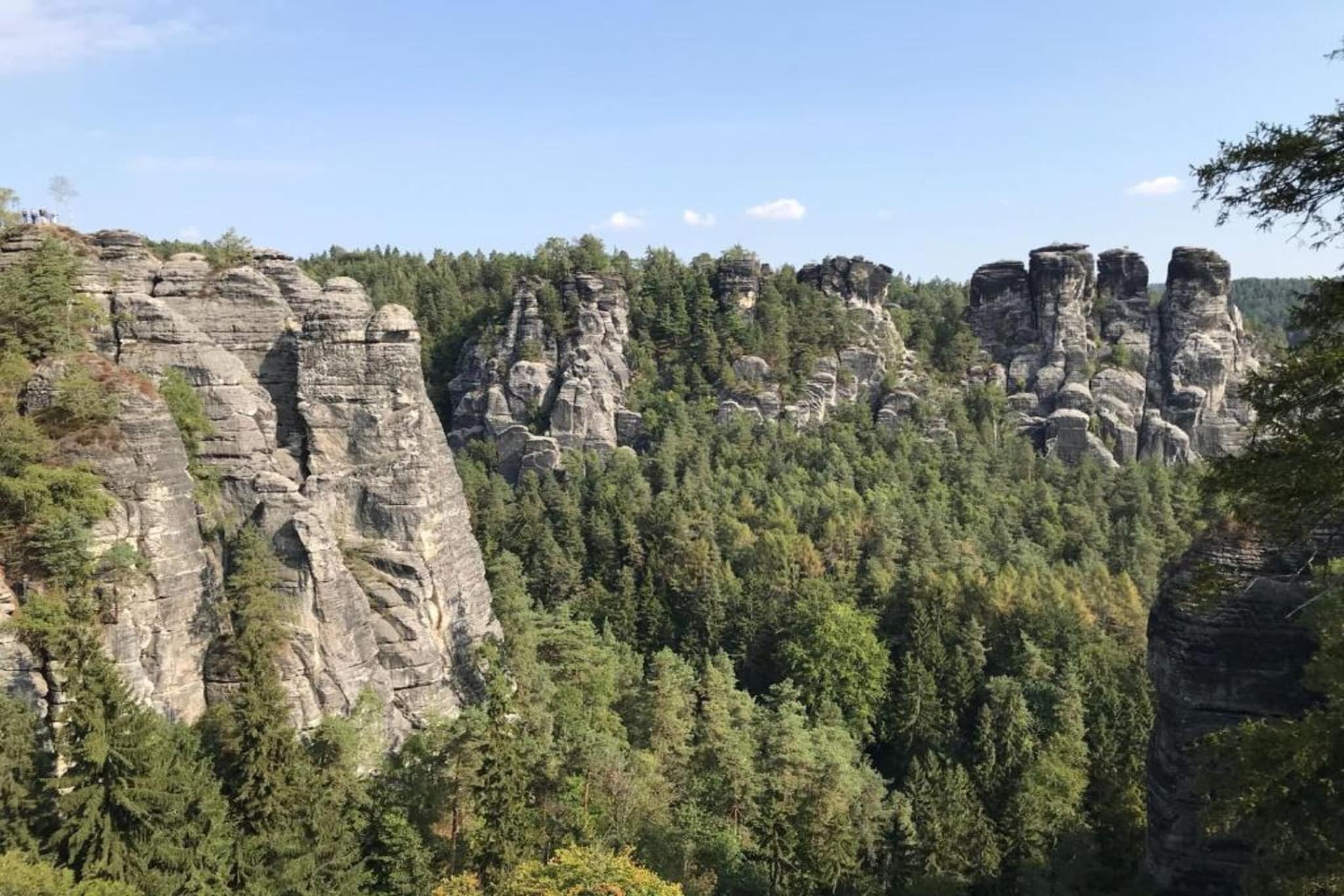 Lilienstein-Gebieden zomer 5km