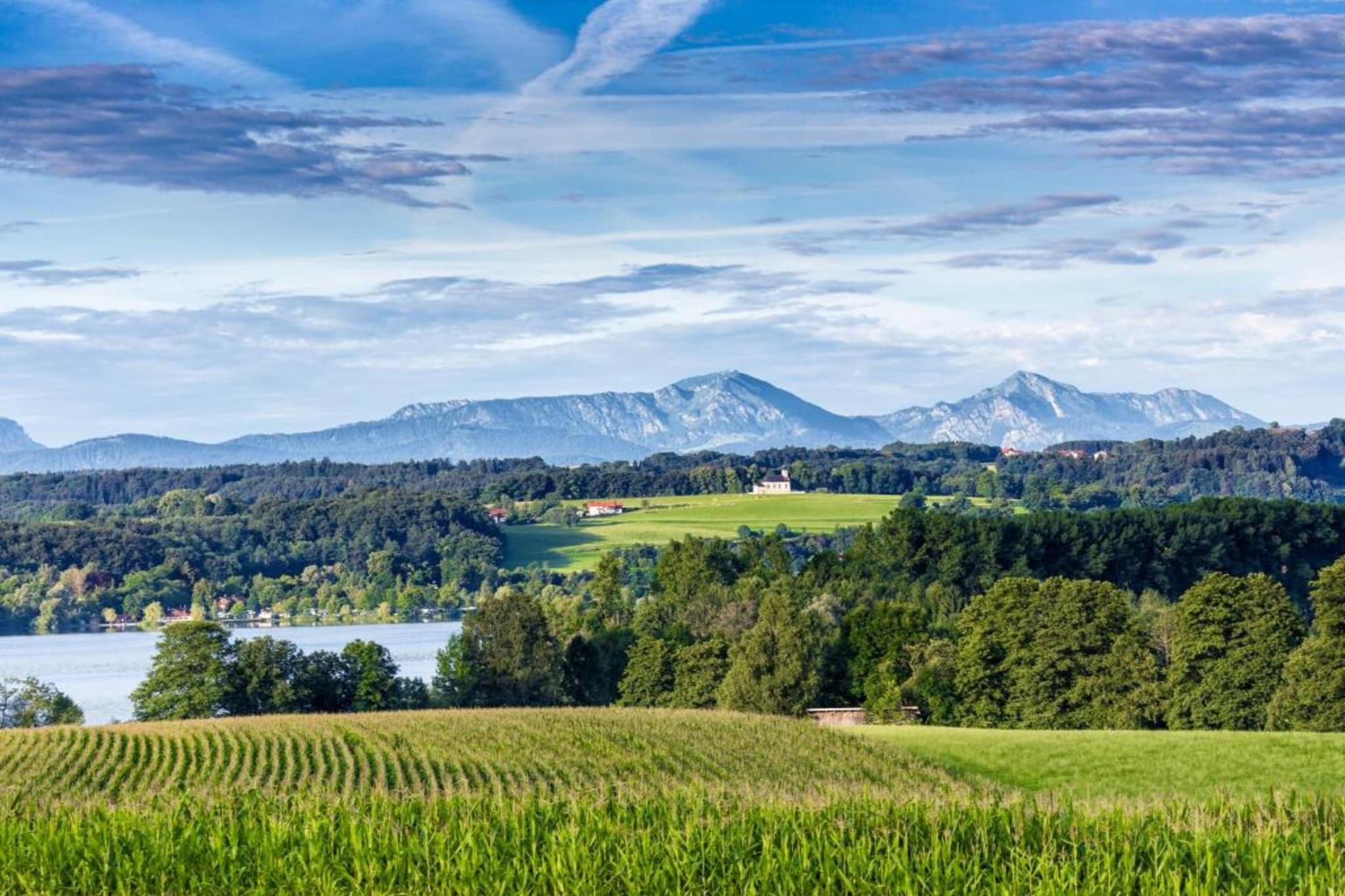 Almhütte-Gebieden zomer 20km