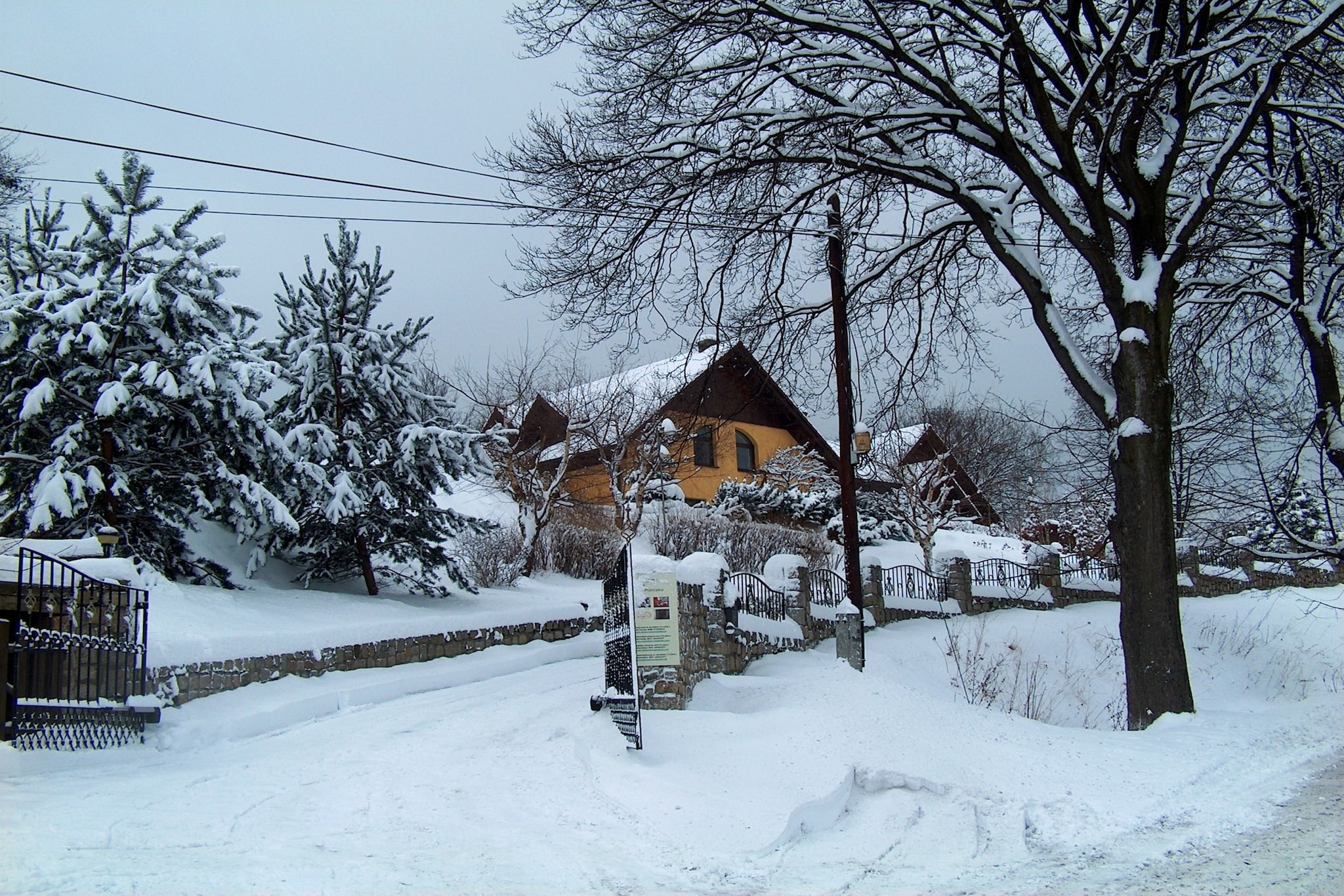 Przesieka-Außenbereich Winter