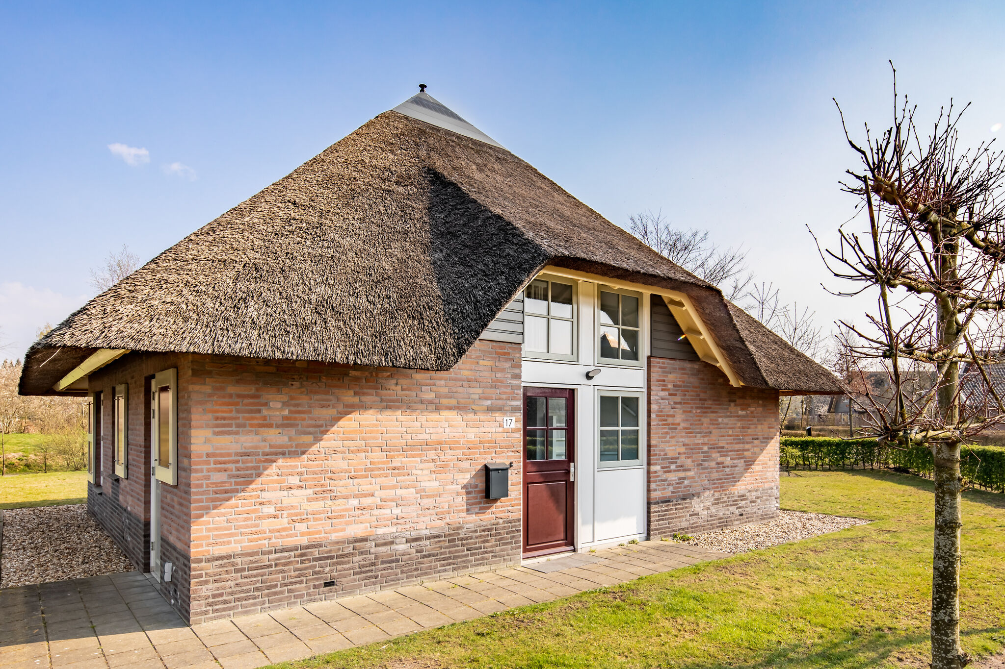 Thatched villa with dishwasher, 2 km. from Appelscha