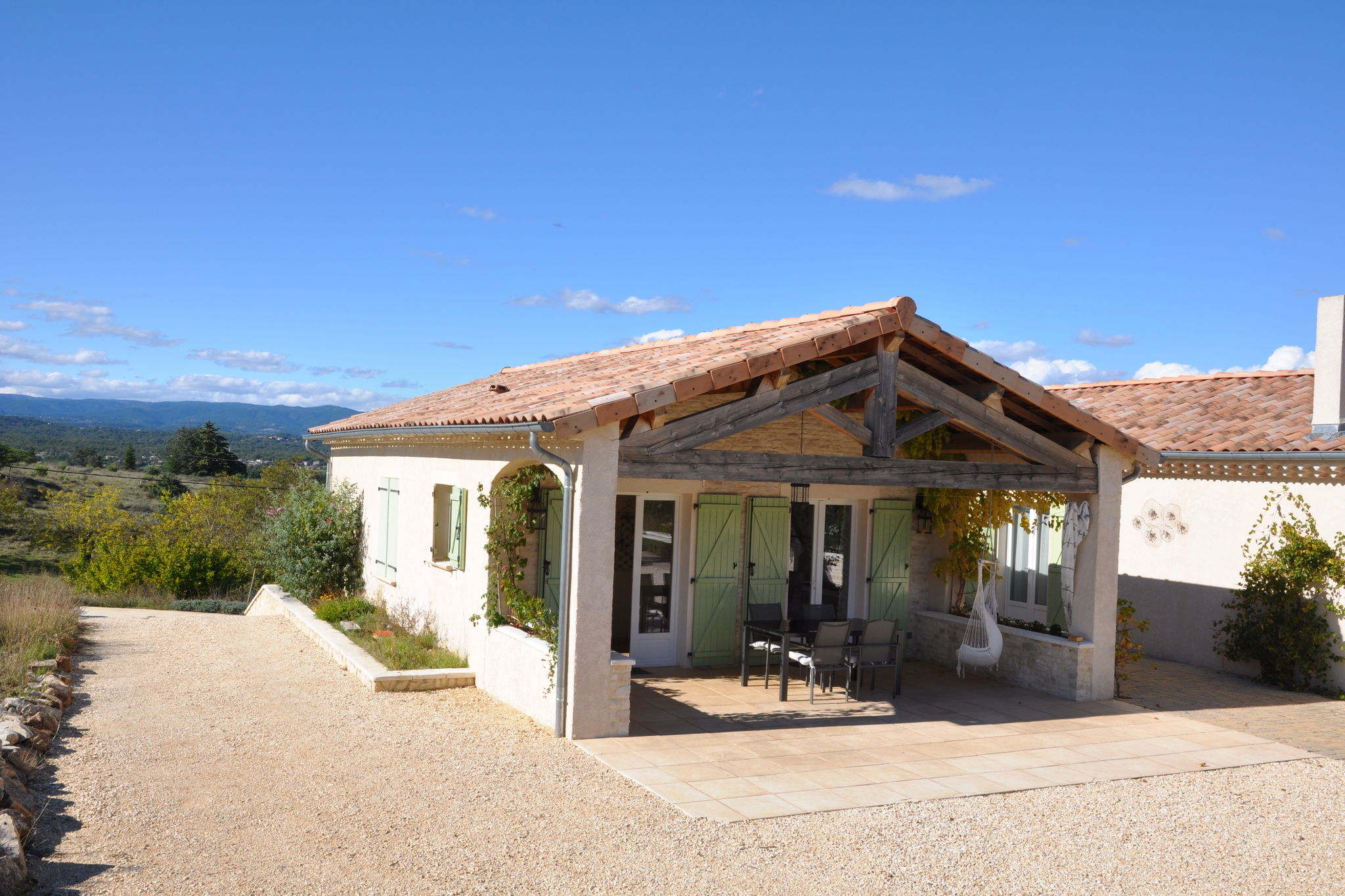 Villa de campagne en Ardèche avec vue imprenable