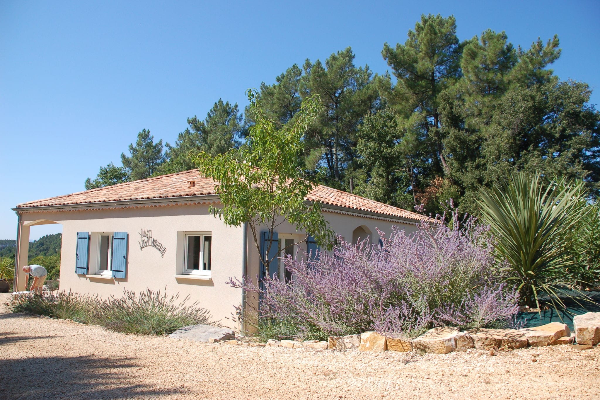 Gelijkvloerse villa met privézwembad in Mediterrane Ardèche