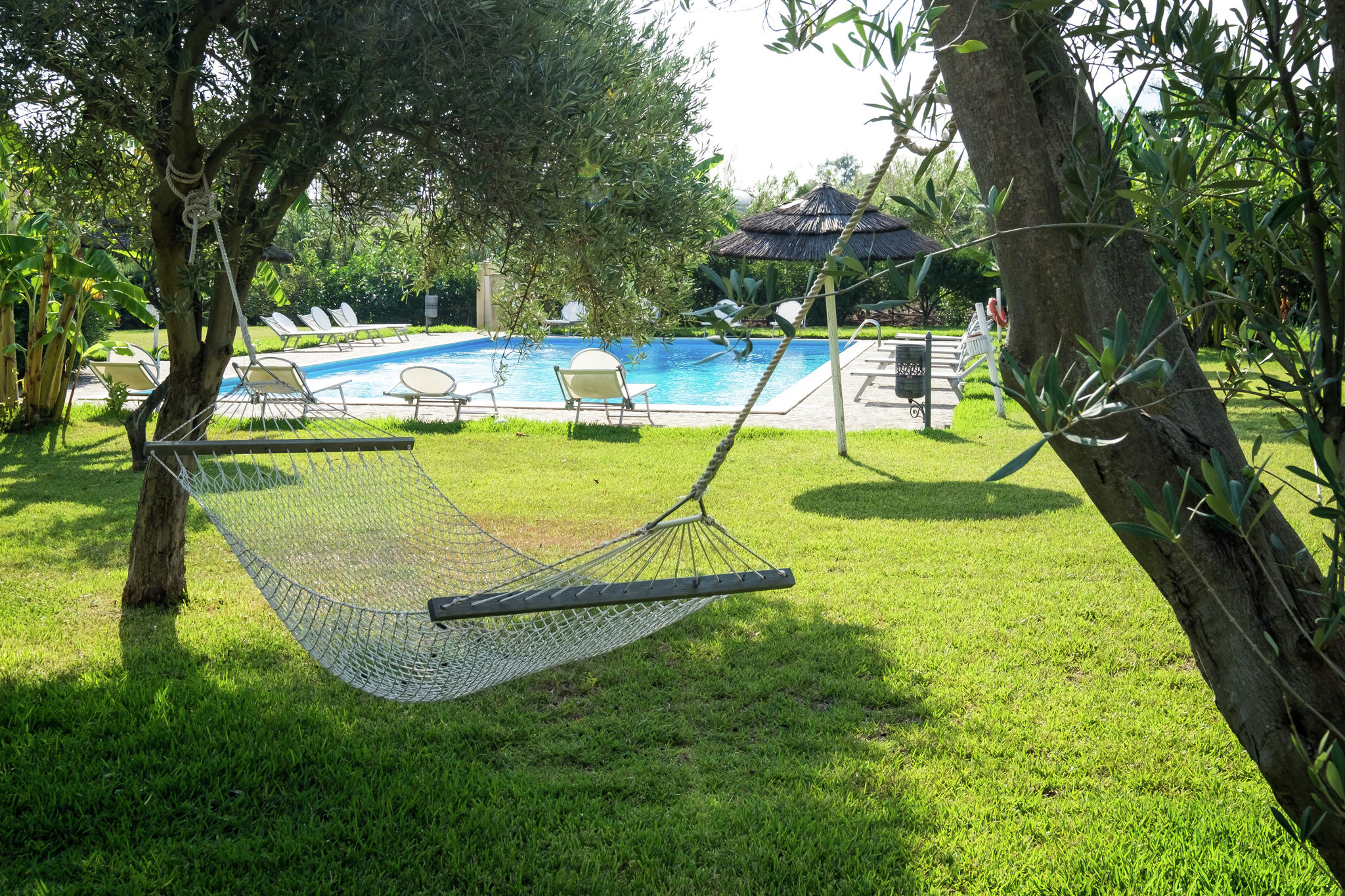 Gîte confortable avec piscine partagée à Santa Flavia