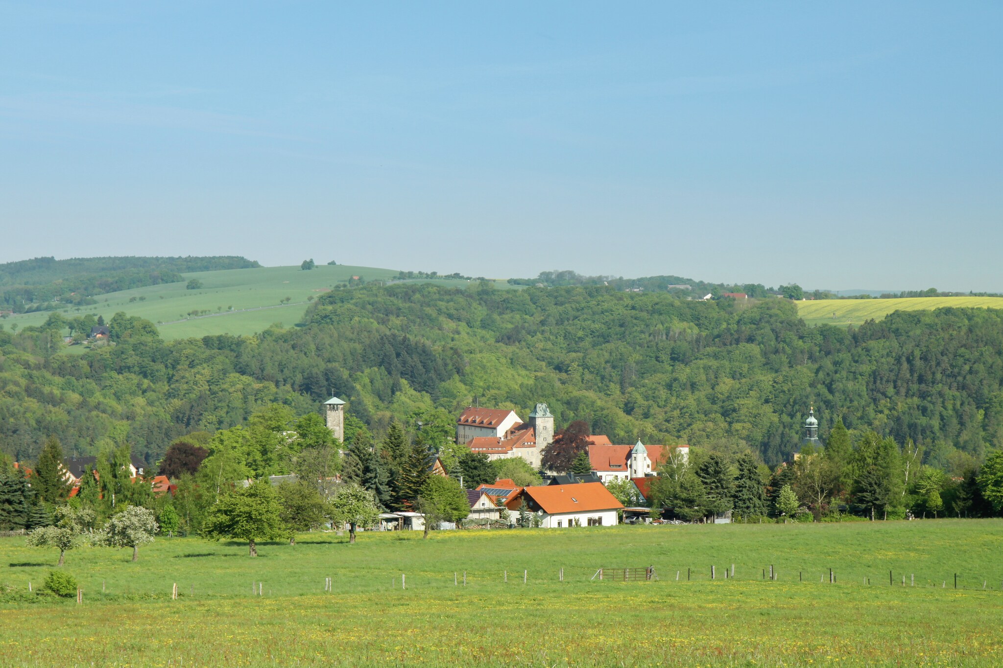 Hohnstein-Gebiete Sommer 5 km