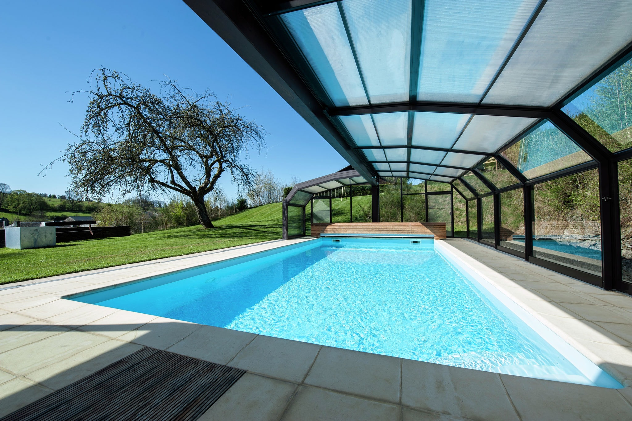 Modern landhuis in Vielsalm met een sauna en privézwembad