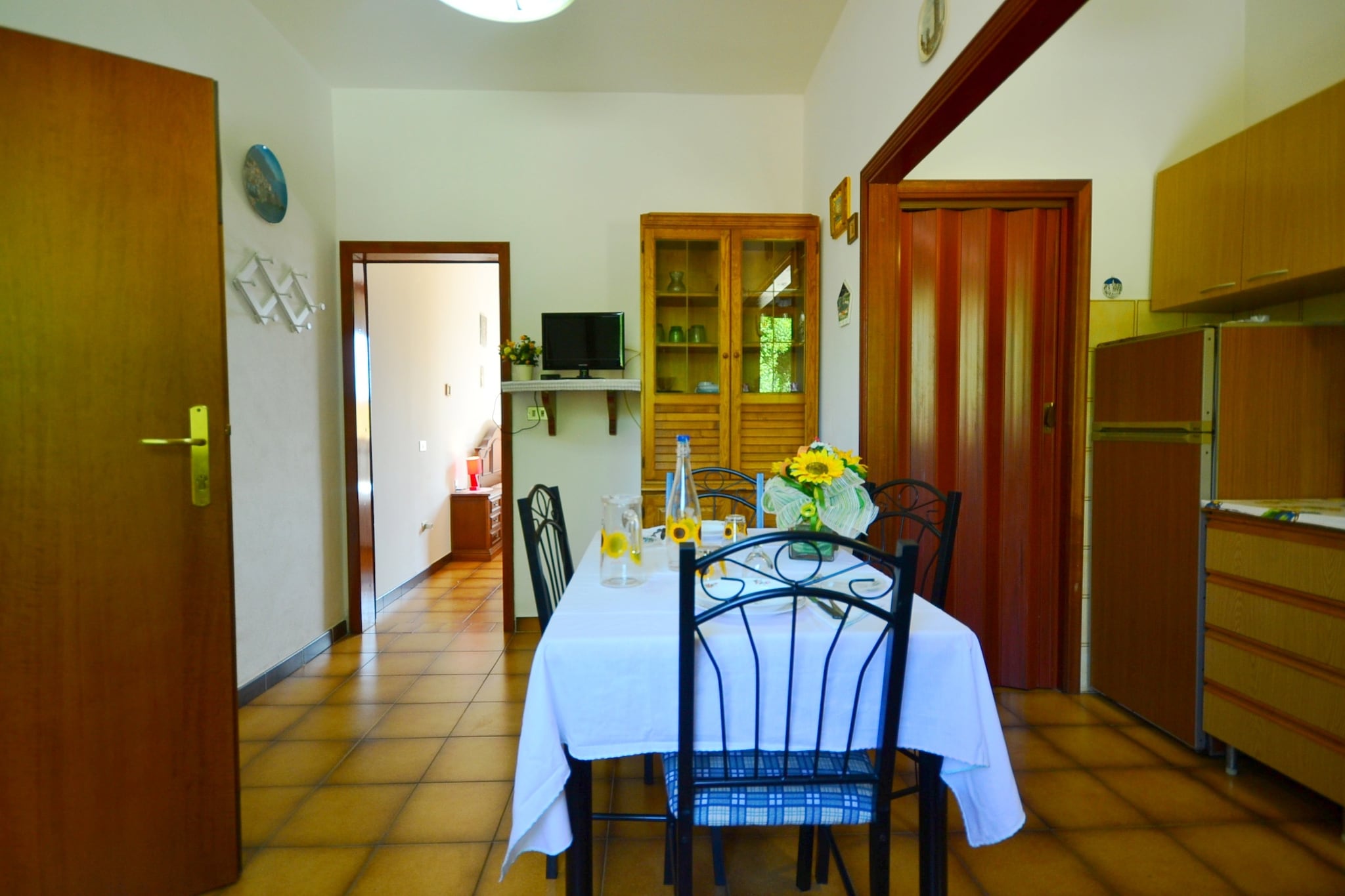 Sunlit home with pool