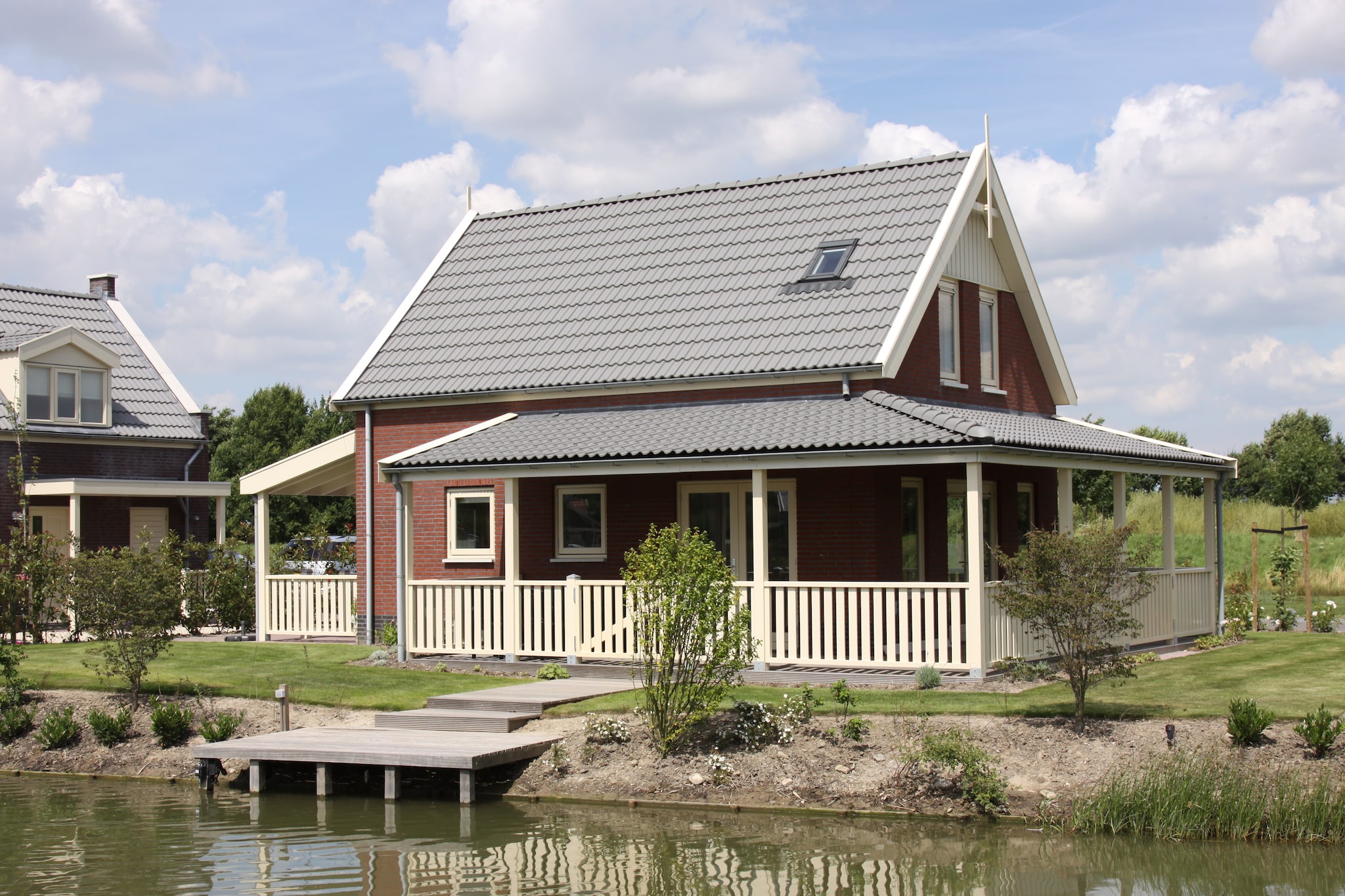 Comfortabele, vrijstaande villa met wasmachine, in de natuur
