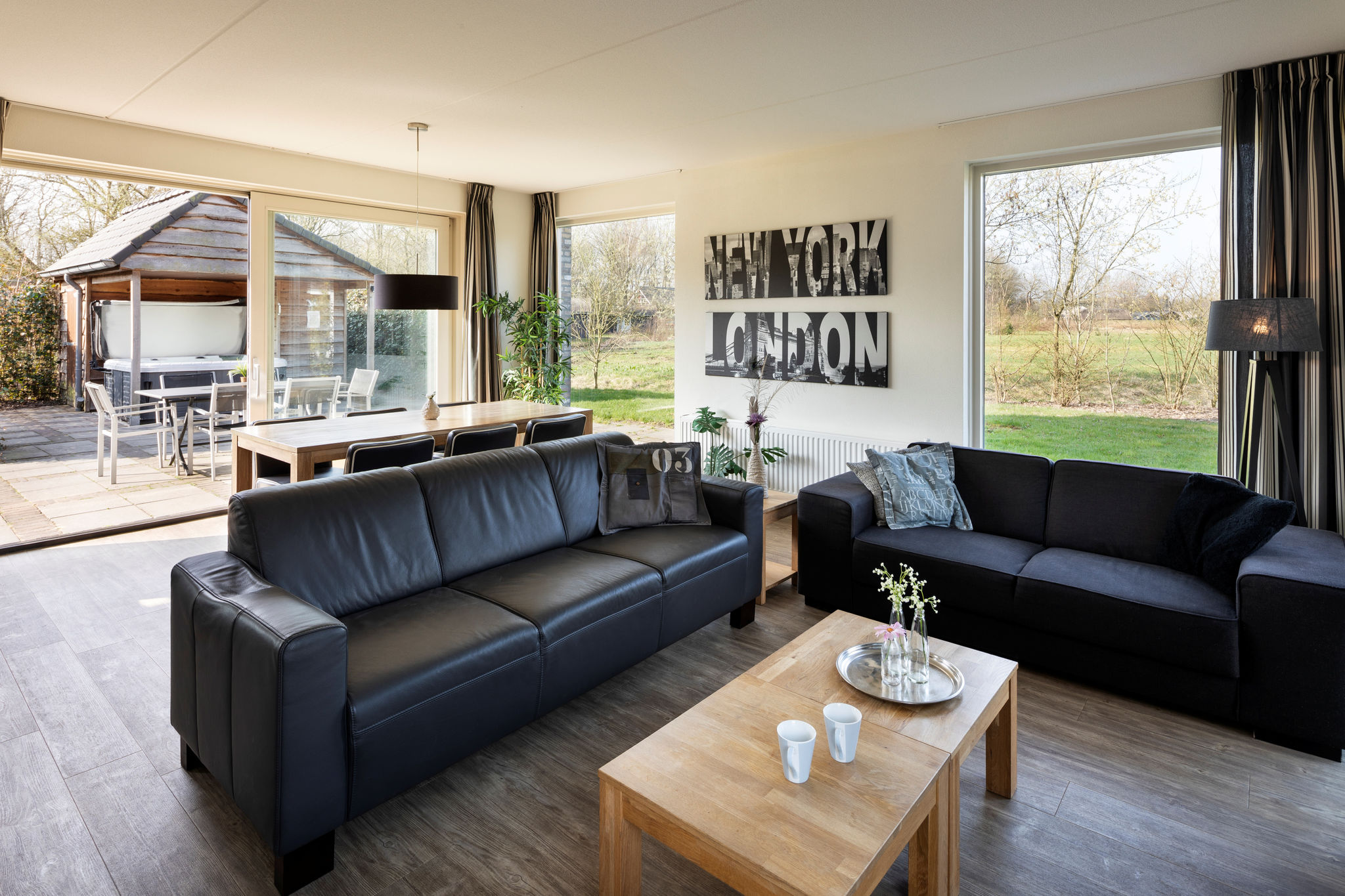Luxe villa met bubbelbad en bubbelbad, op 8 km. van Hoogeveen