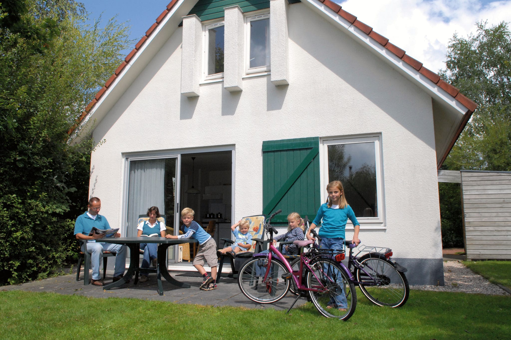 Fijn vakantiehuis met open haard aan het Drents-Friese Wold