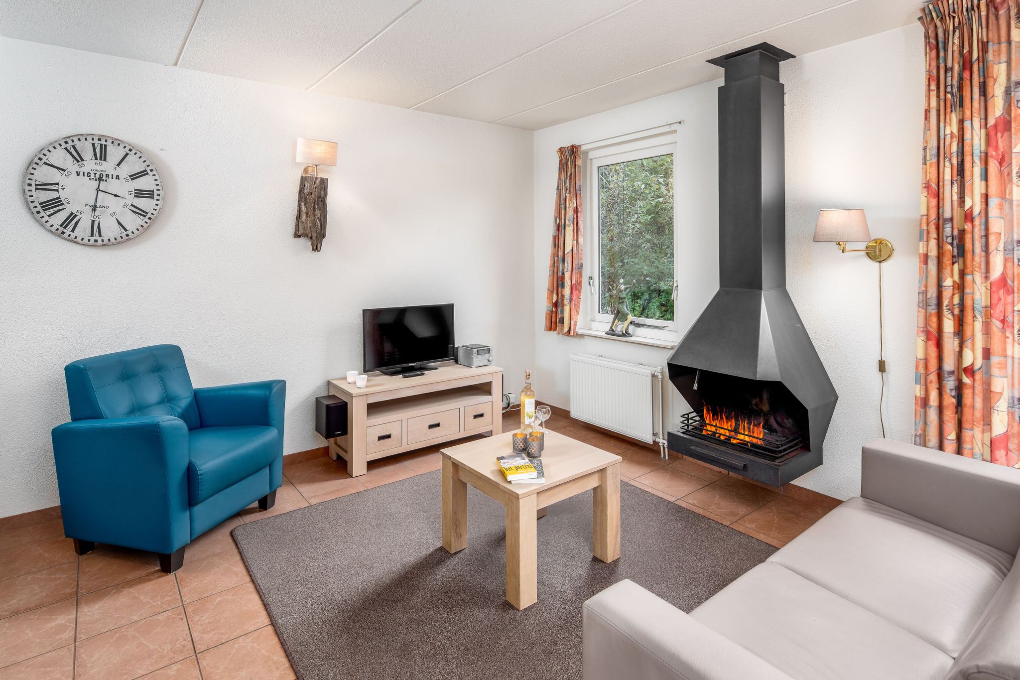 Nice holiday home with fireplace near the Drents-Friese Wold