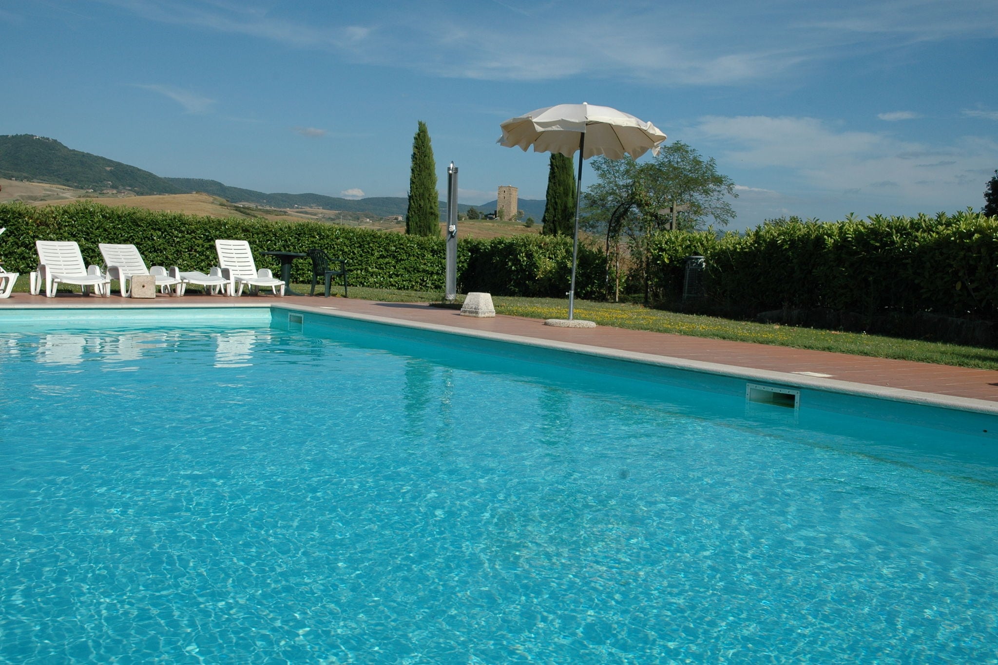 Authentic farmhouse in the Val D'Orcia with pool and stunning views