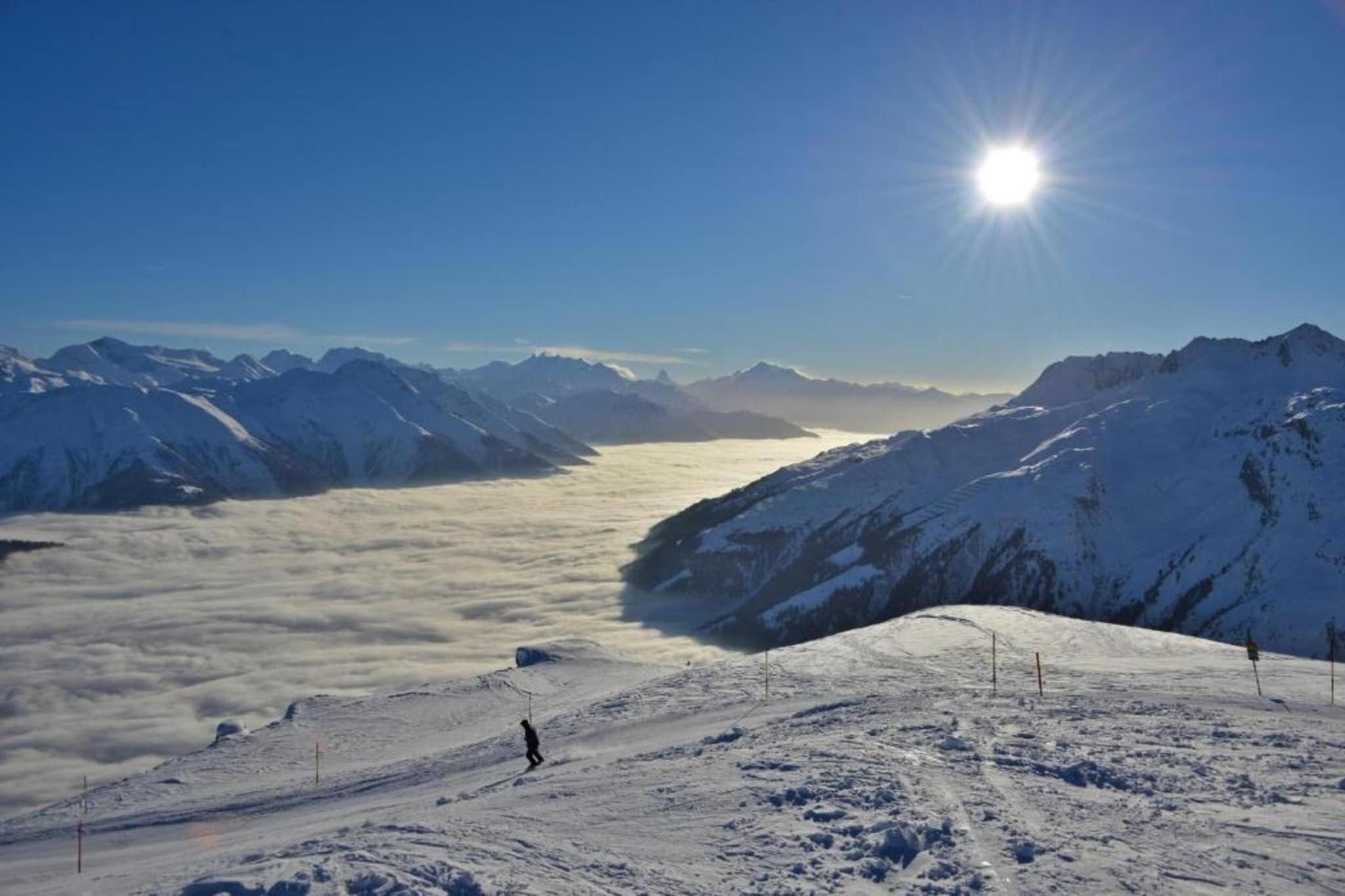 Bel Air-Gebiet Winter 5 km