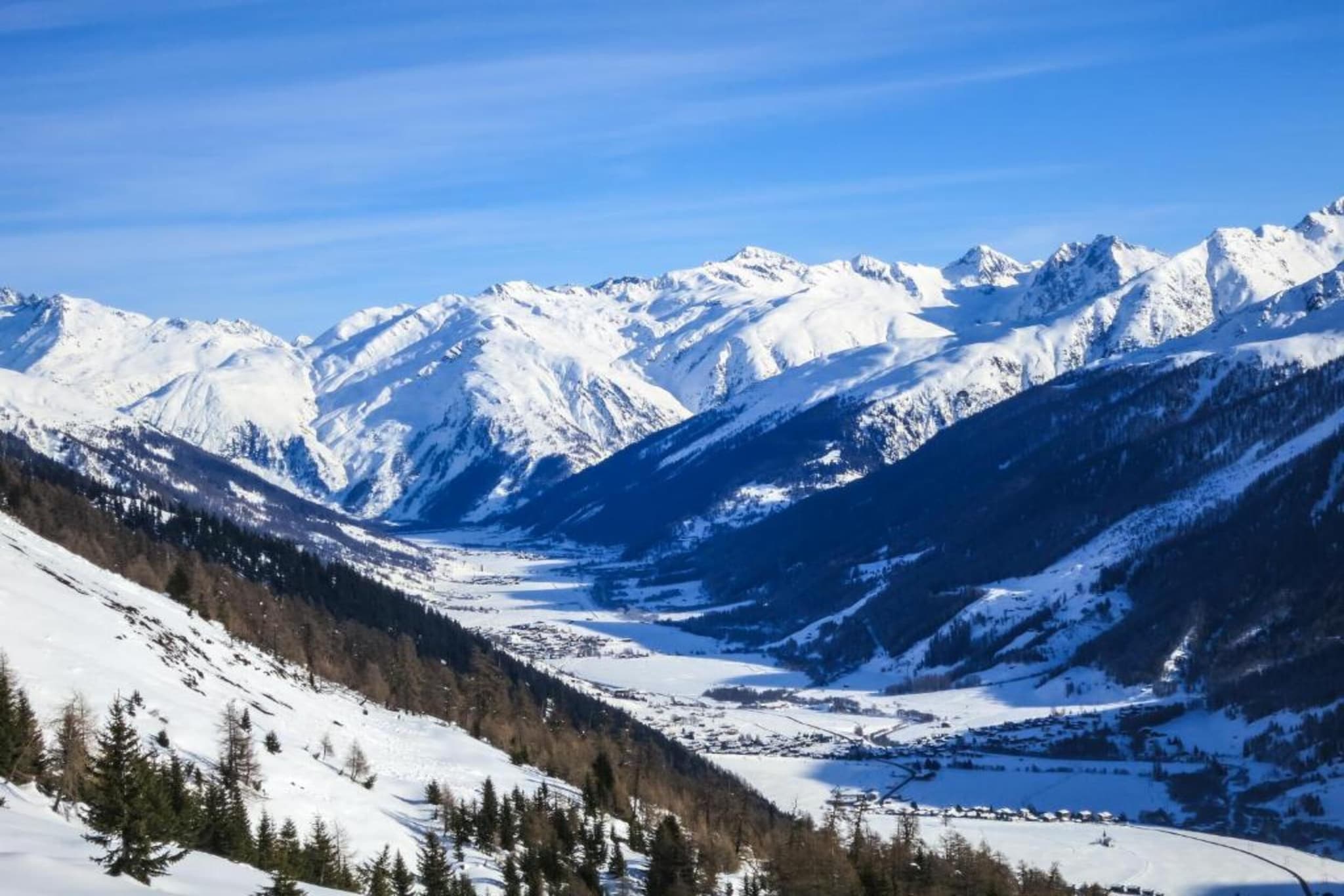 Bel Air-Gebiet Winter 5 km