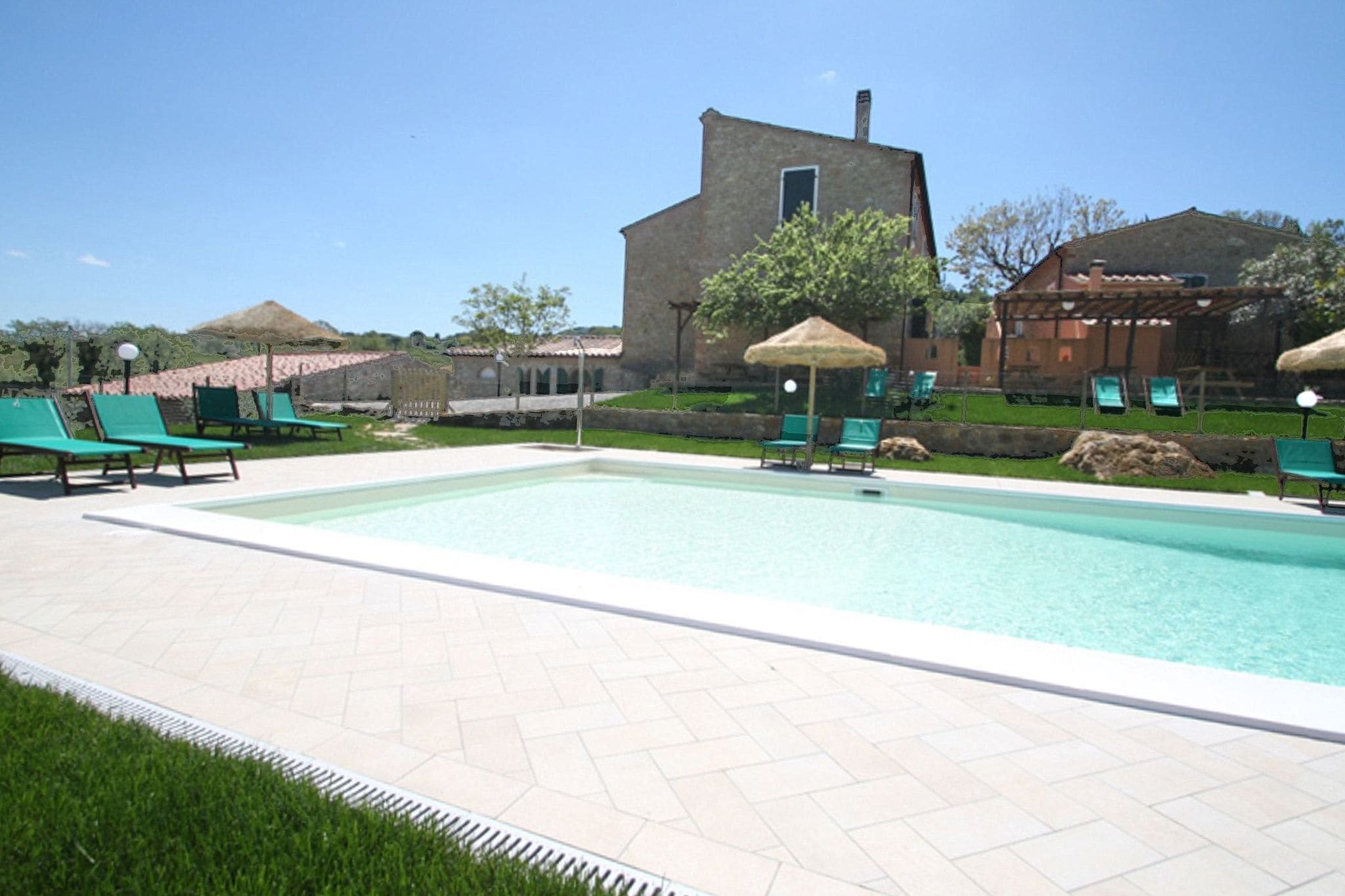 Ferme toscane à Montescudaio avec piscine privée