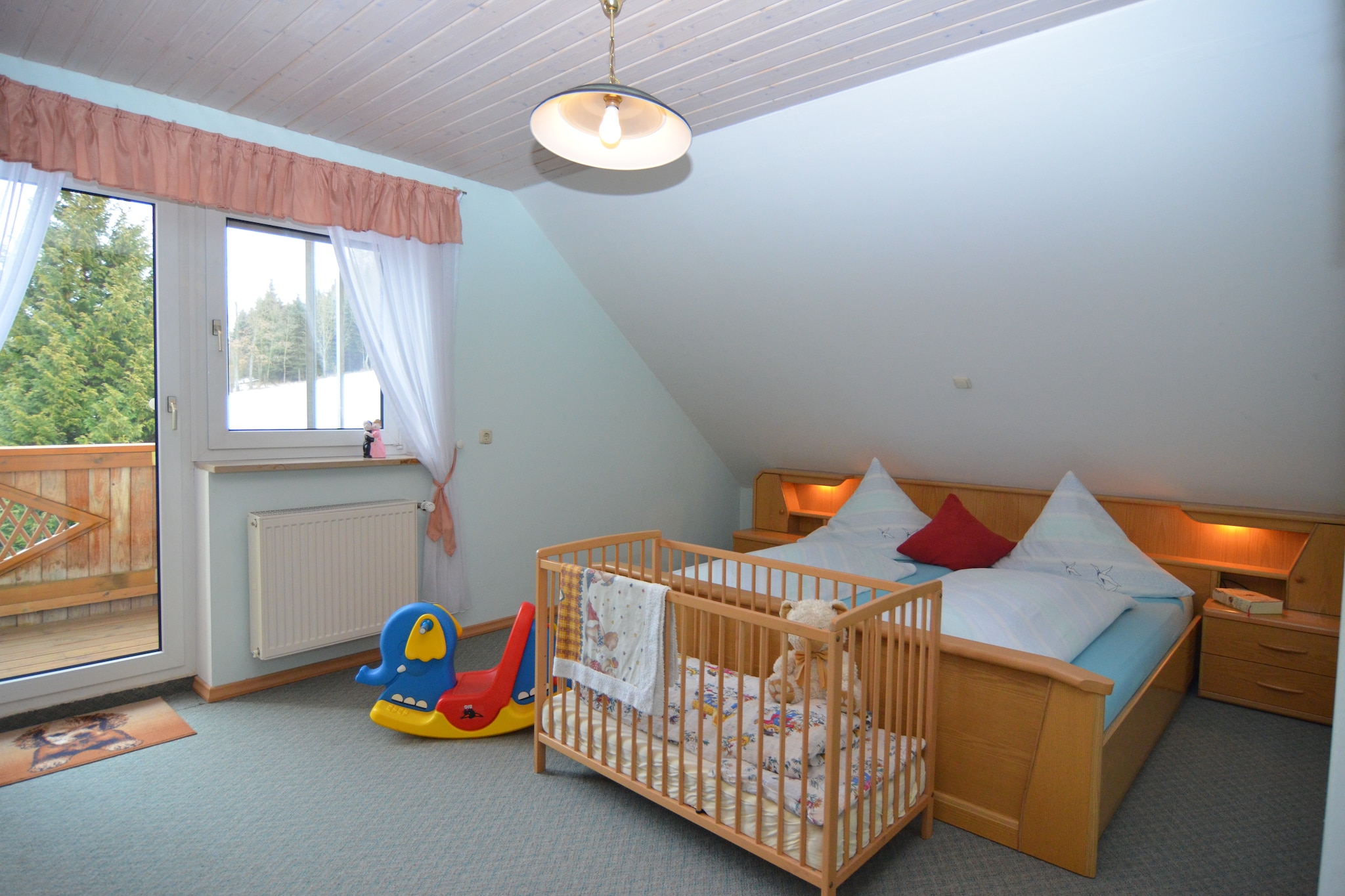 Martkrodach-Schlafzimmer