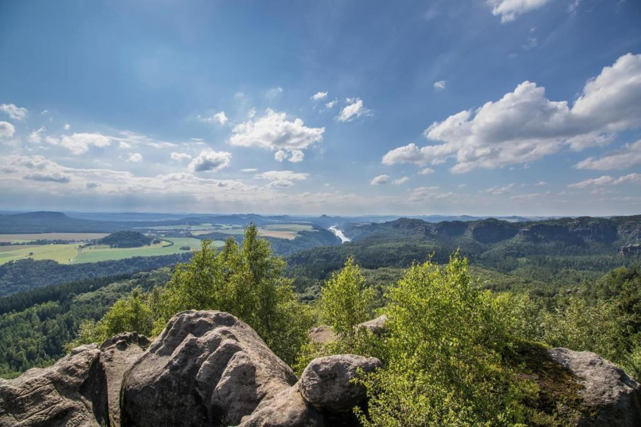Am Astenberg-Gebieden zomer 5km