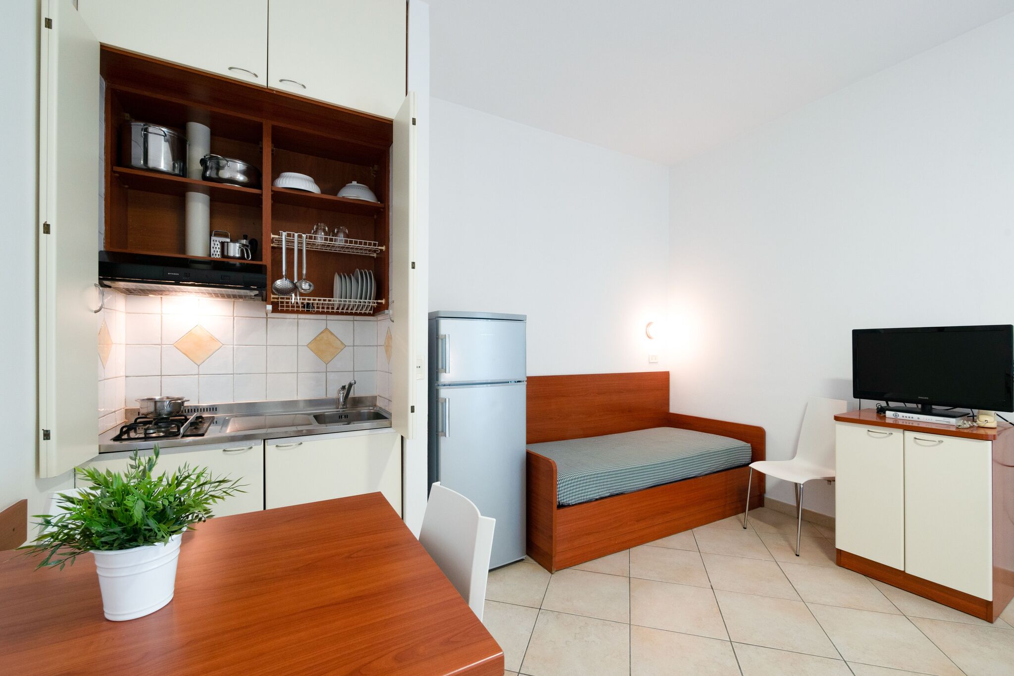 Comfortabel appartement bij Rimini met een zwemvad