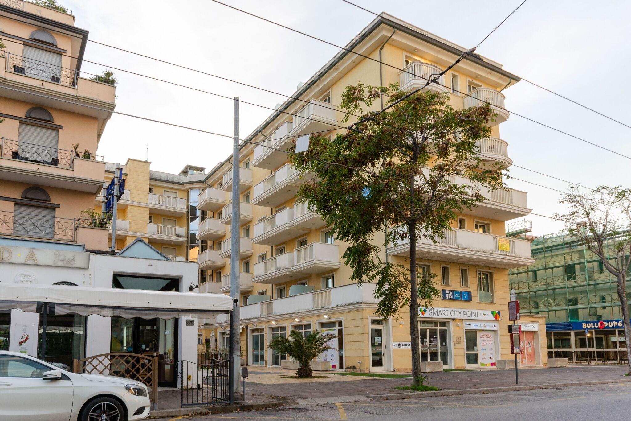 Gezellig appartement in Rimini met rustgevend uitzicht
