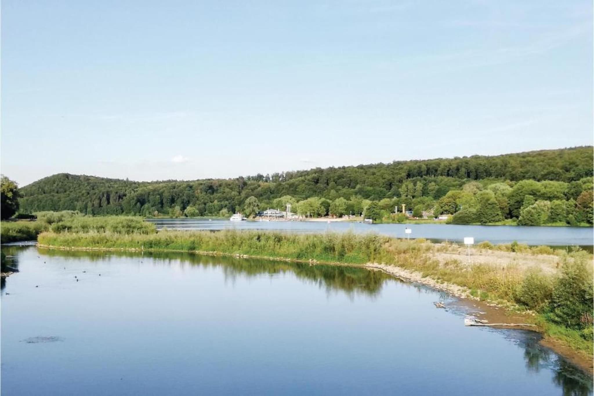 Im Teutoburger Wald-Gebieden zomer 5km