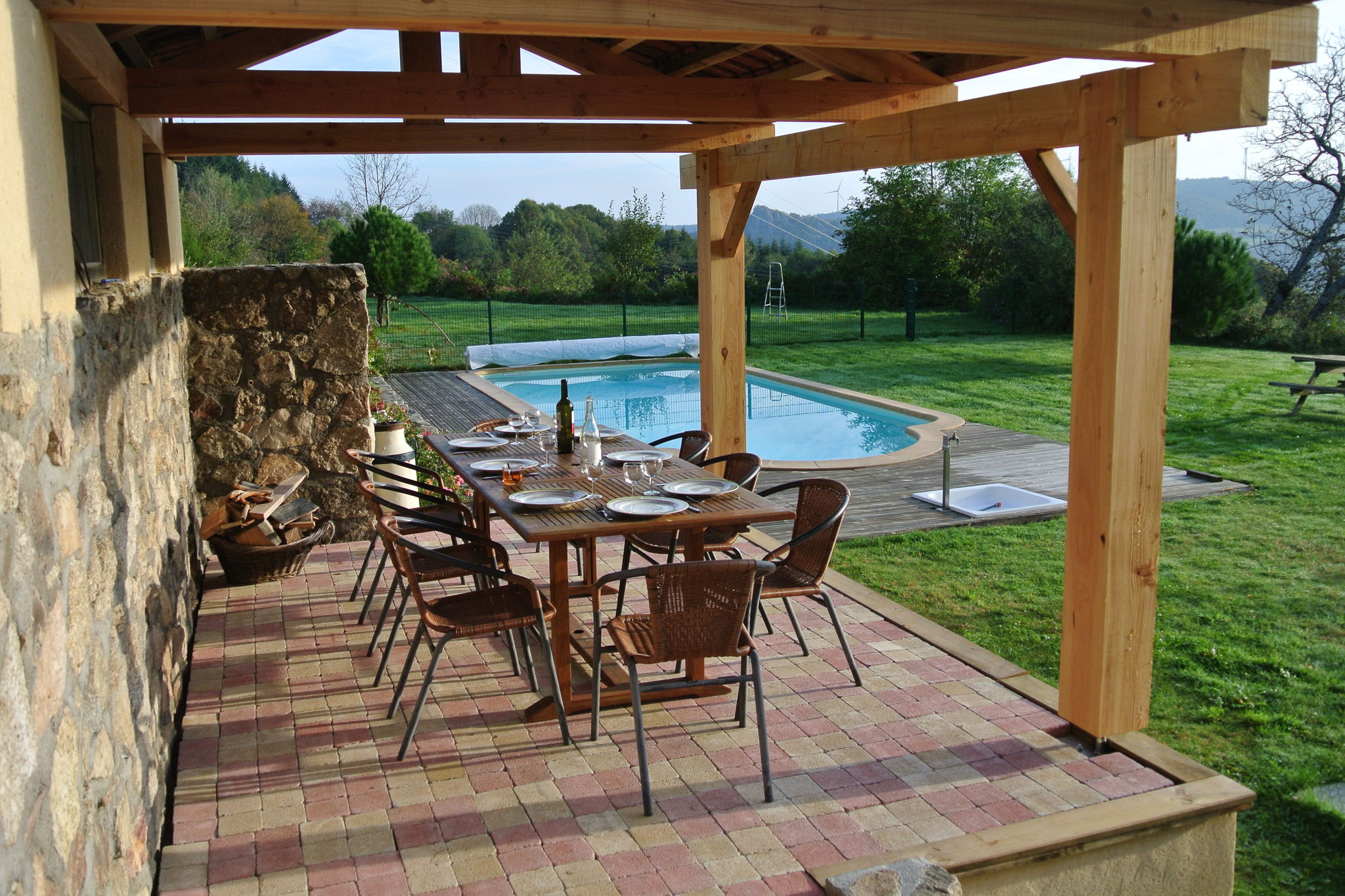 Maison de vacances de luxe à Lavoine avec piscine