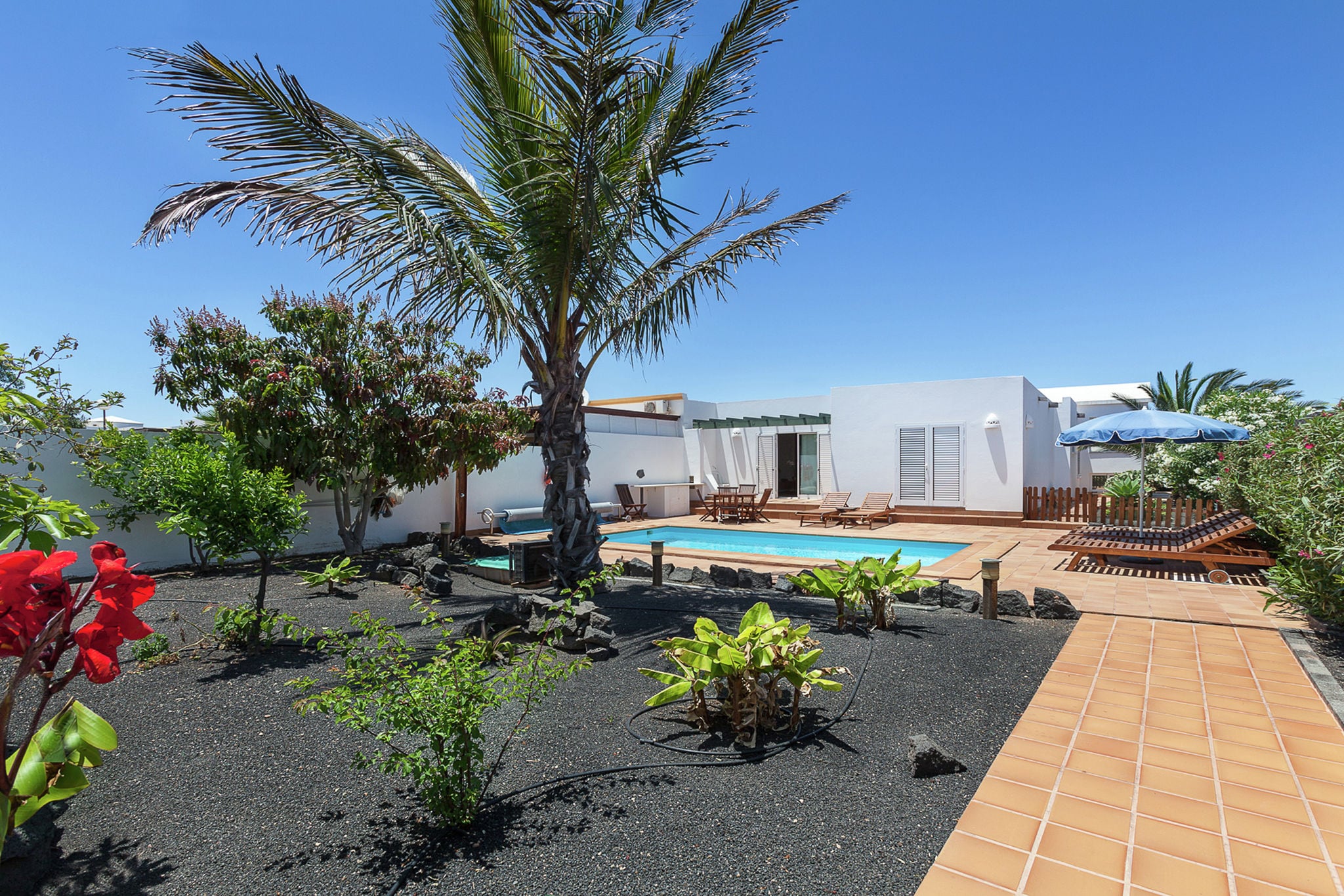 Ruime villa op Lanzarote met verwarmd privézwembad