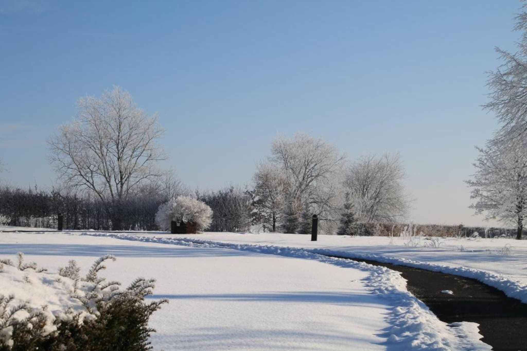Aux Hirondelles-Gebied winter 20km
