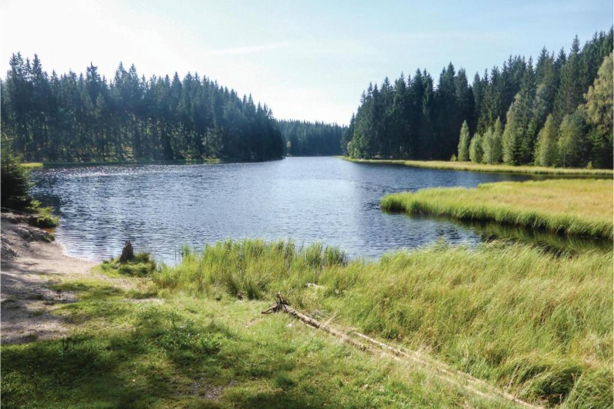 Im Erzgebirge-Gebieden zomer 20km